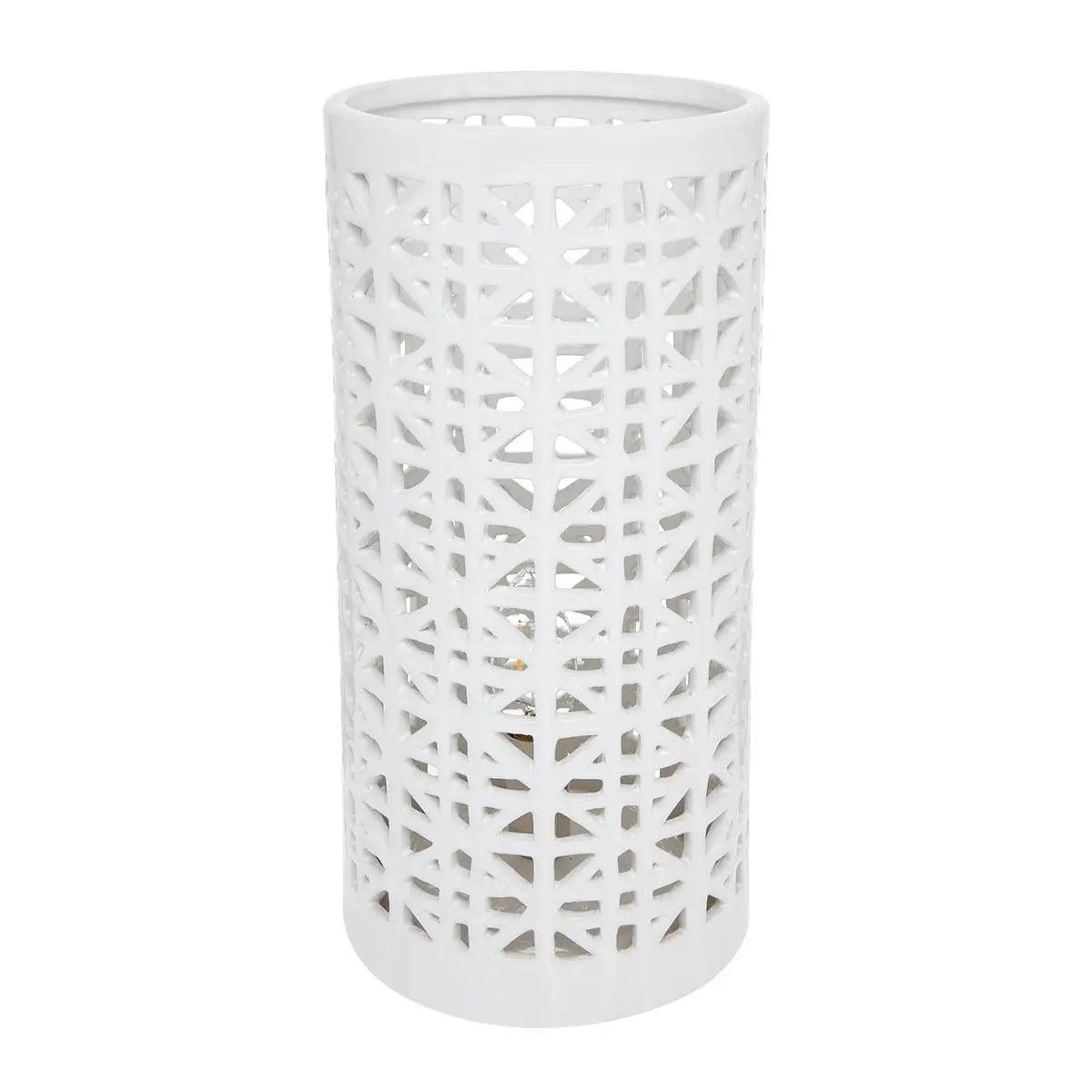 Cafe Lighting & Living Oprah Table Lamp - White - Table Lamp and Shade122259320294117842 1