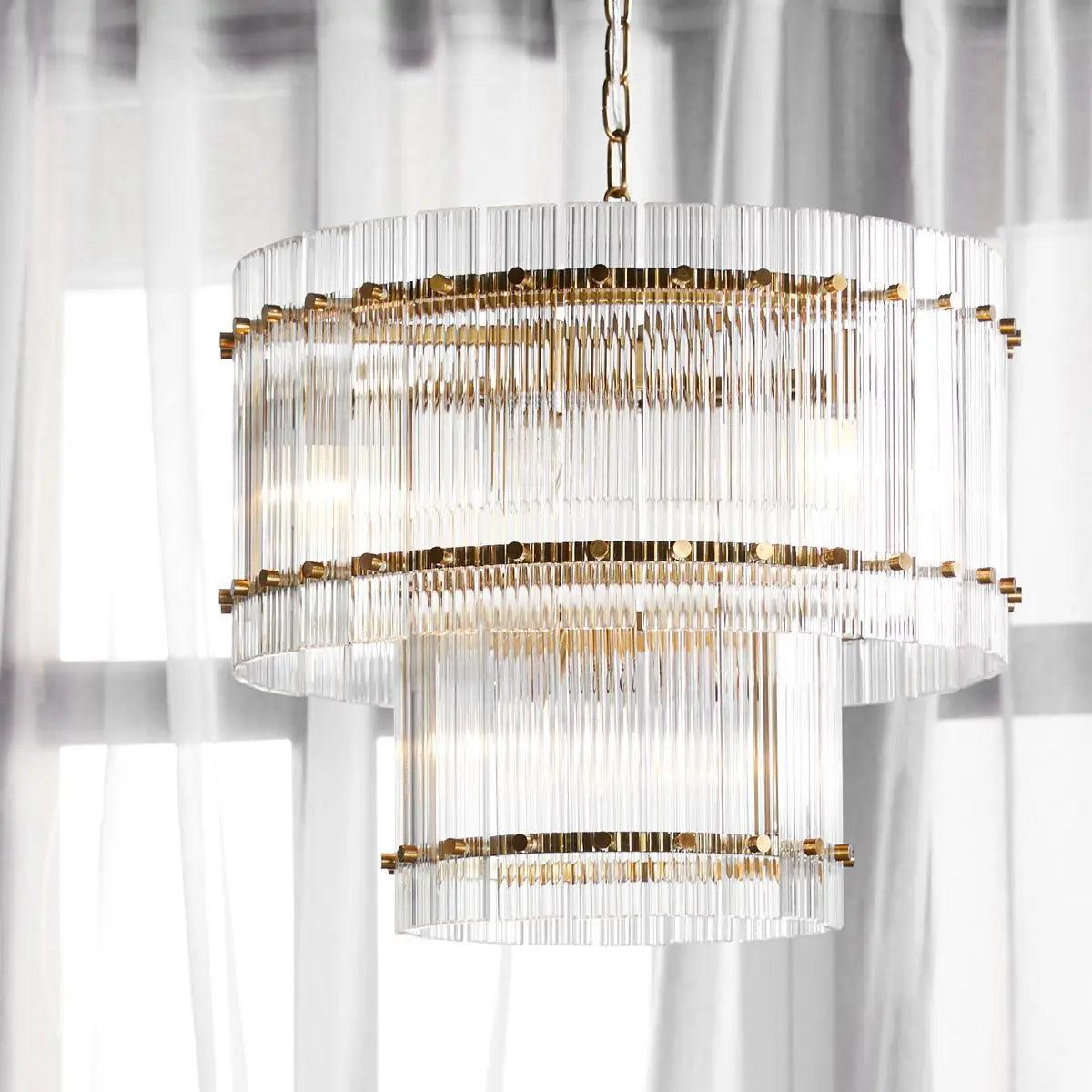 Cafe Lighting & Living Paloma Pendant - 2 Tier Brass - Pendant206939320294116616 6