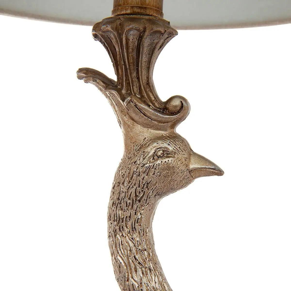 Cafe Lighting & Living Peacock Table Lamp - Gold - Table Lamp and Shade116279320294096307 3