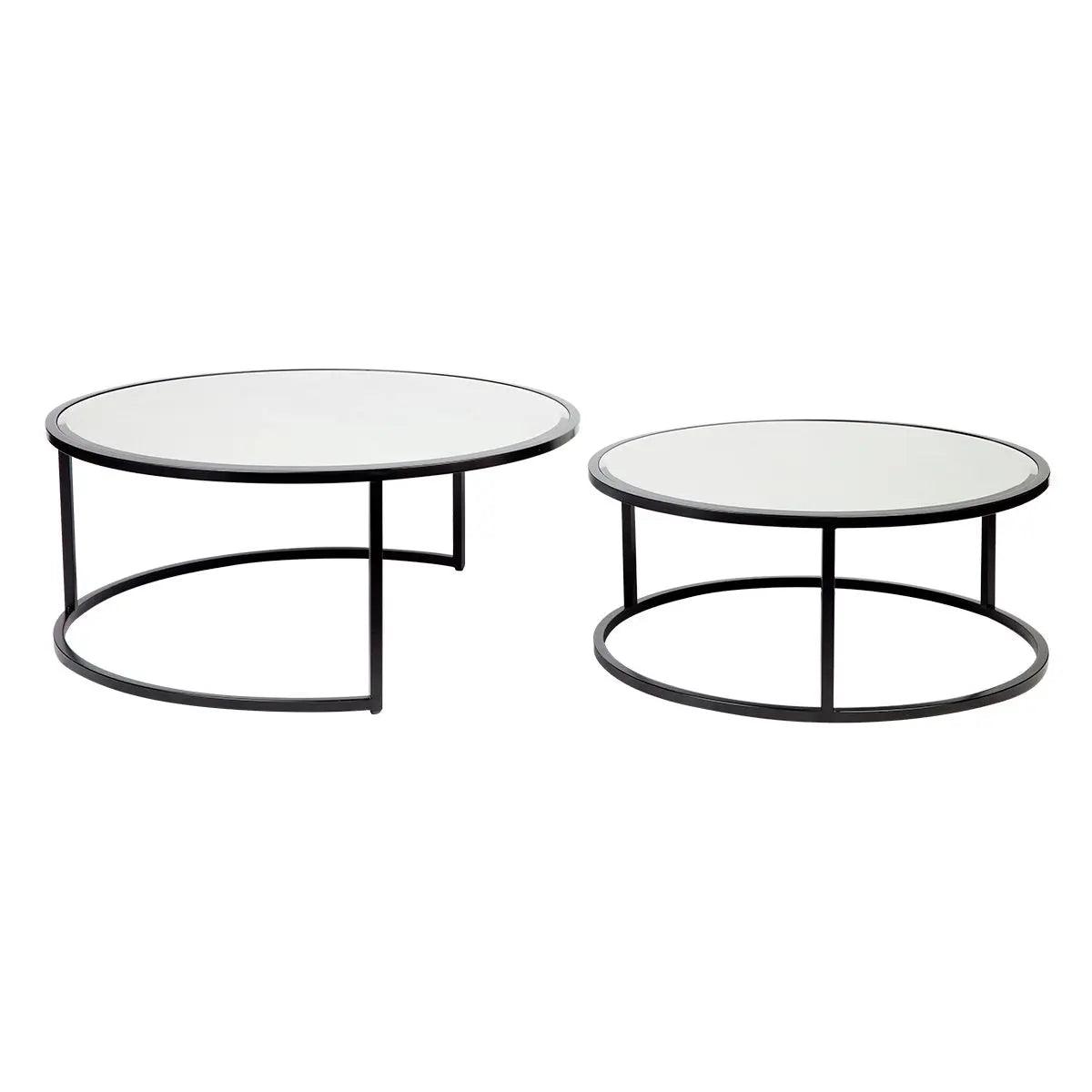 Cafe Lighting & Living Serene Nesting Coffee Tables - Black - Coffee Table324889320294119266 3