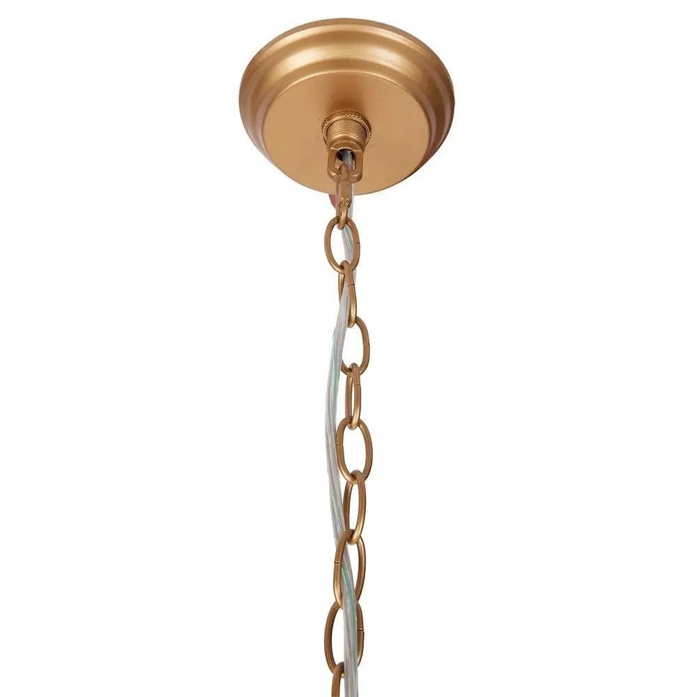 Cafe Lighting & Living Sierra Beaded Dome Pendant - Gold/White - Pendant207309320294117330 7