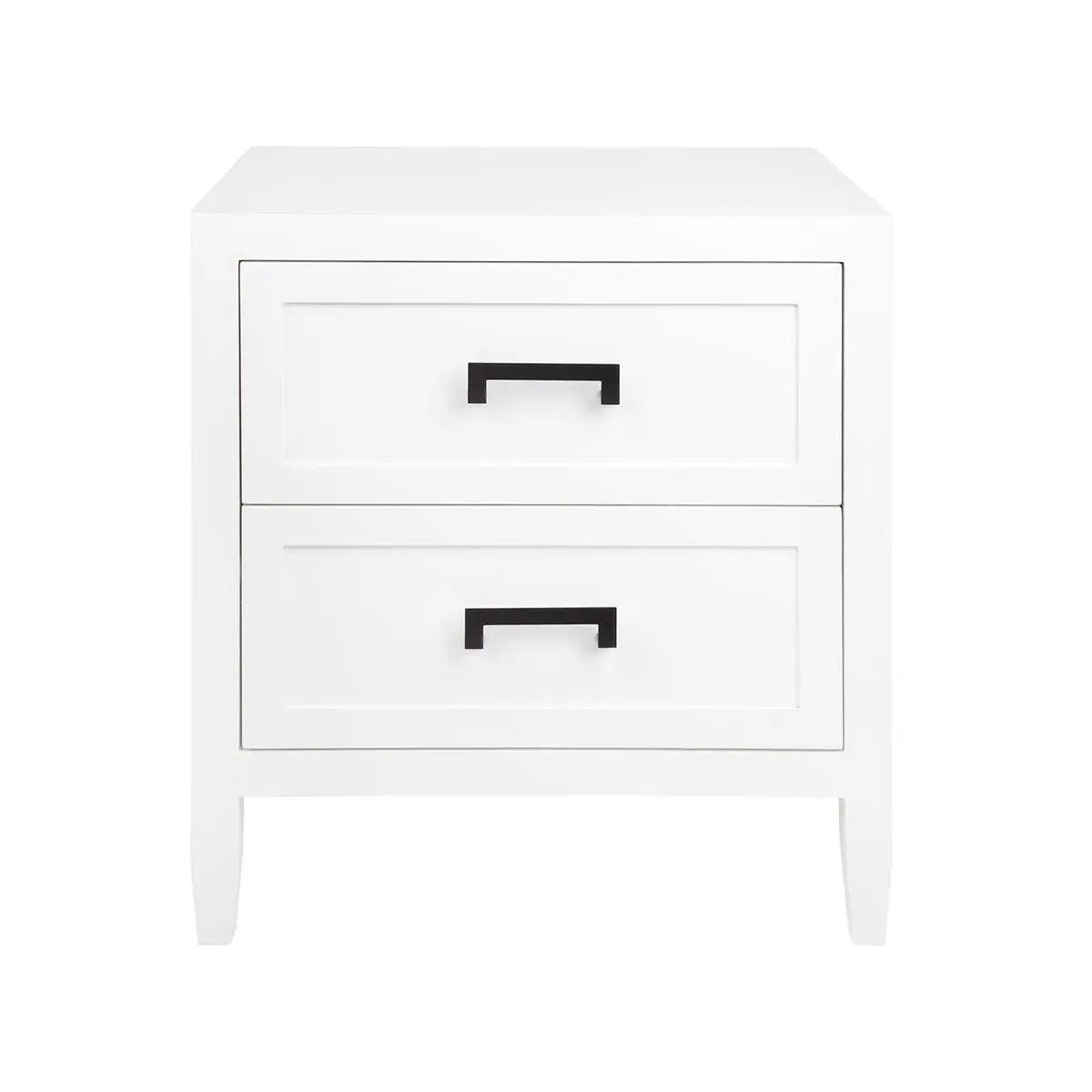 Cafe Lighting & Living Soloman Bedside Table - Large White - Bedside Table322419320294116326 4