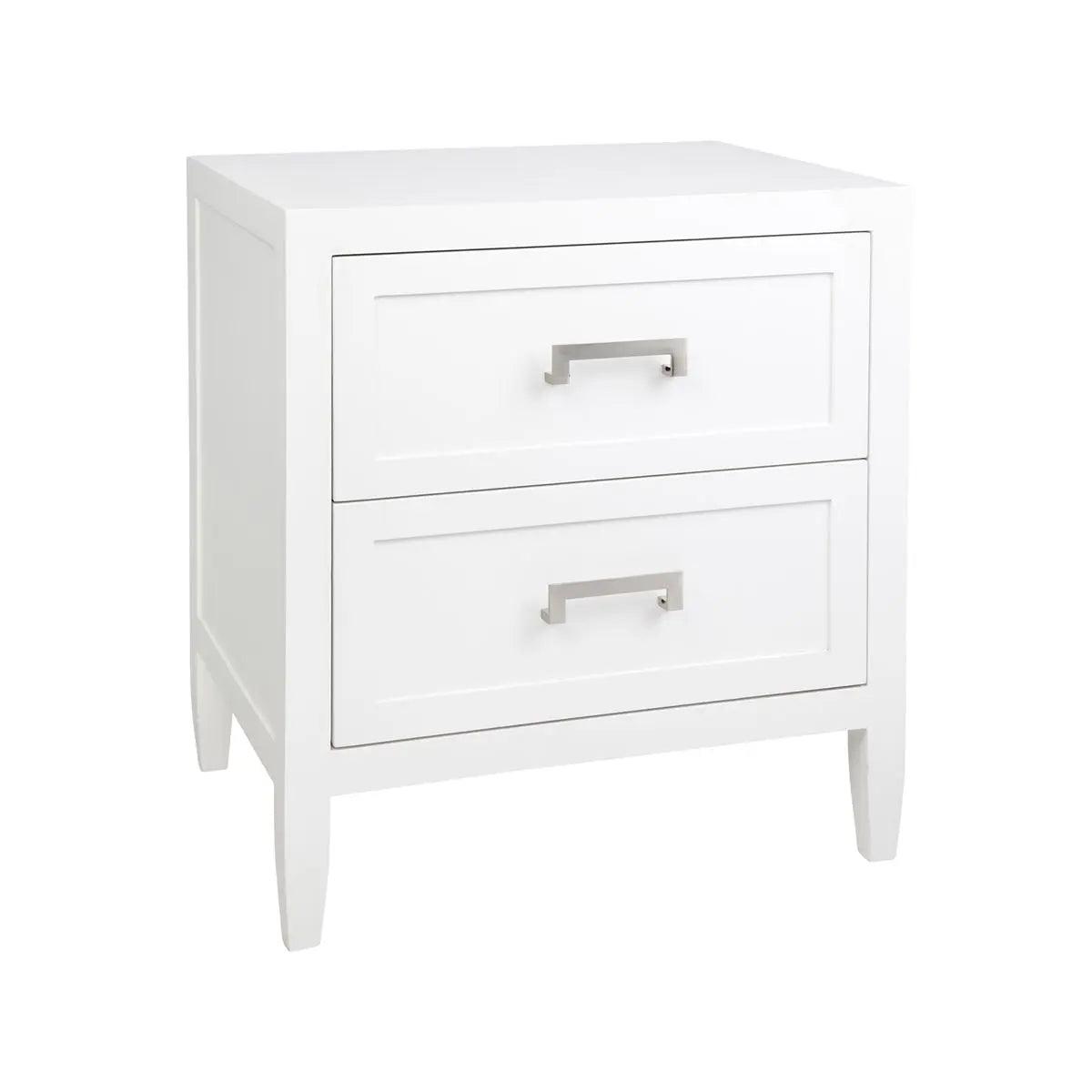 Cafe Lighting & Living Soloman Bedside Table - Large White - Bedside Table322419320294116326 6