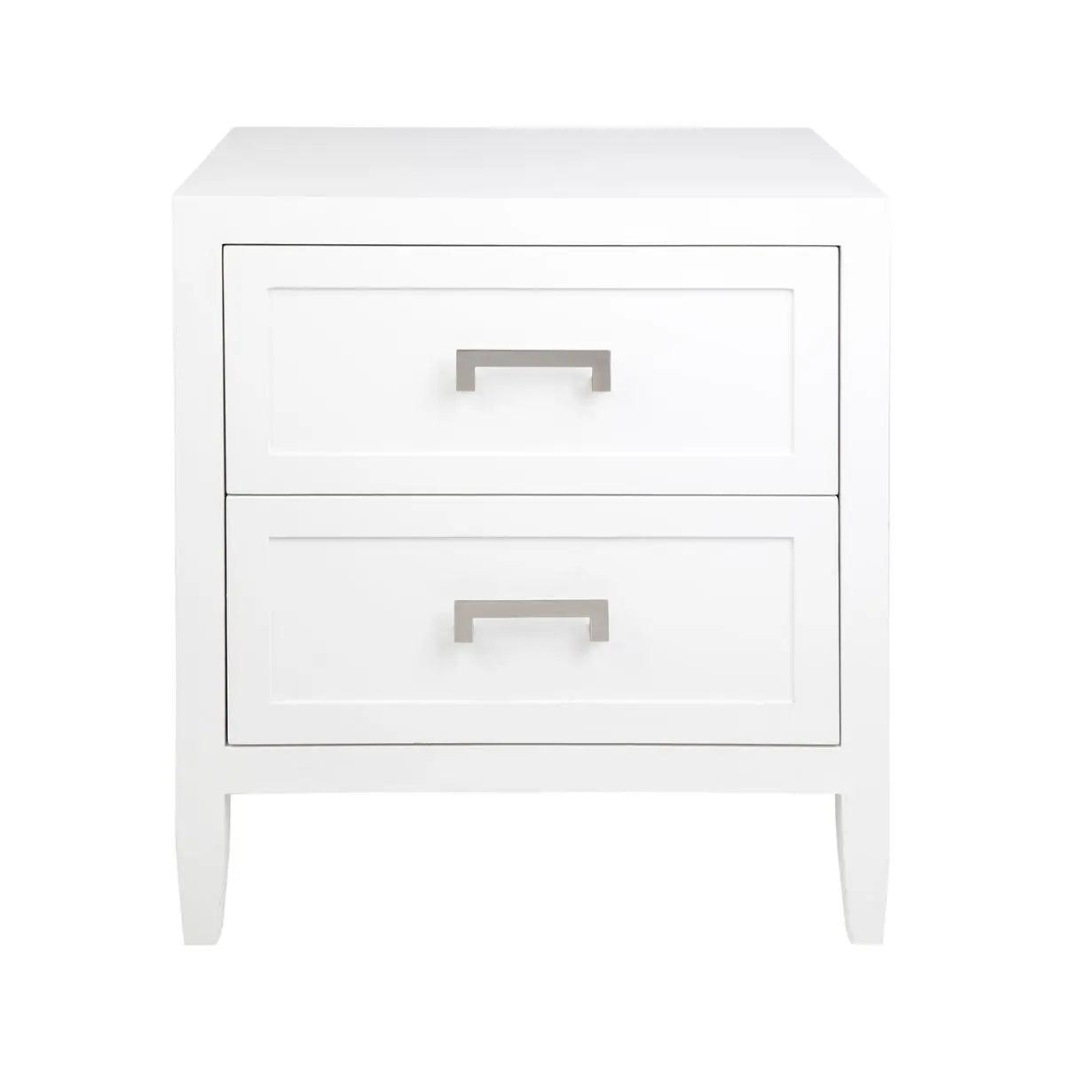 Cafe Lighting & Living Soloman Bedside Table - Large White - Bedside Table322419320294116326 5