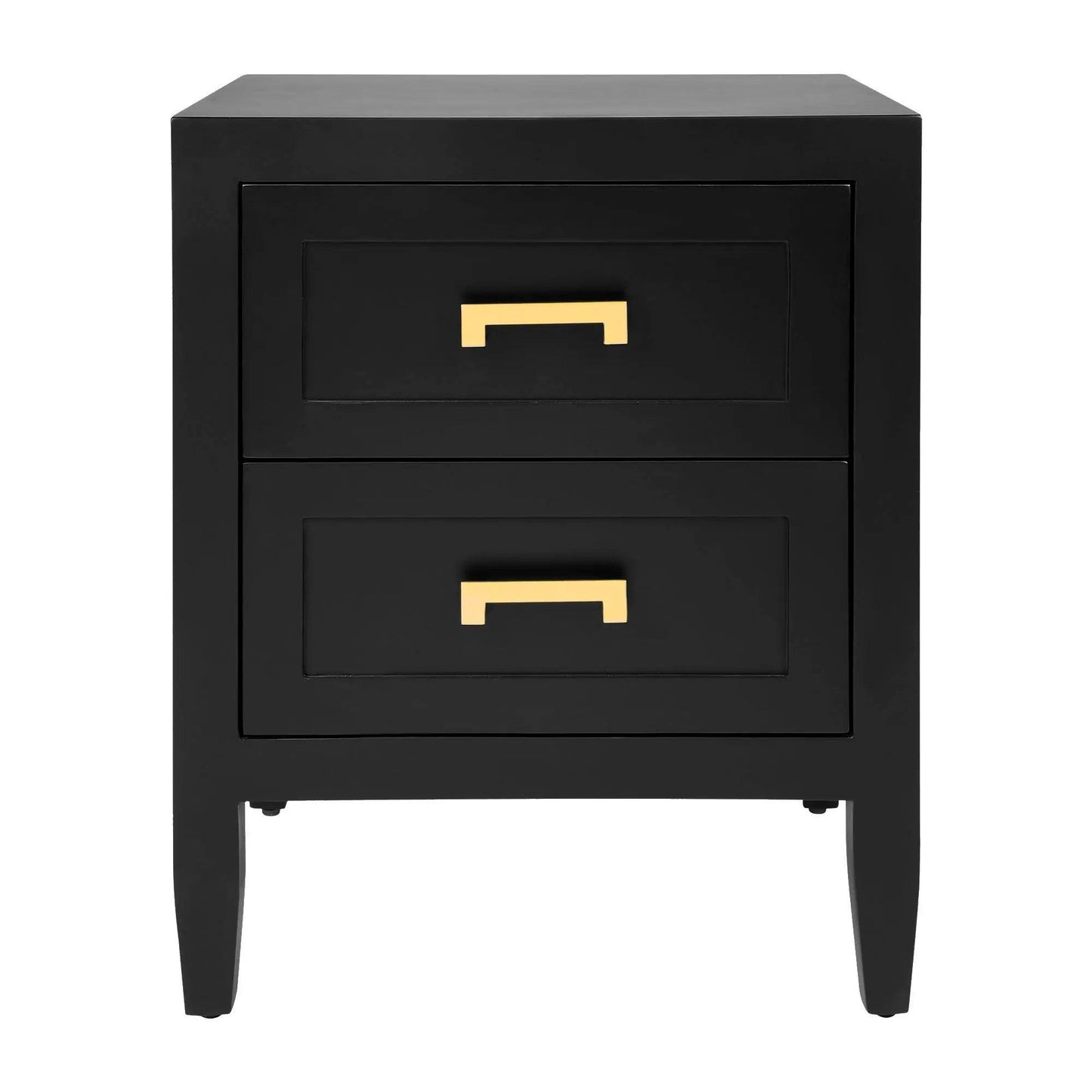 Cafe Lighting & Living Soloman Bedside Table - Small Black - Bedside Table322399320294115275 4