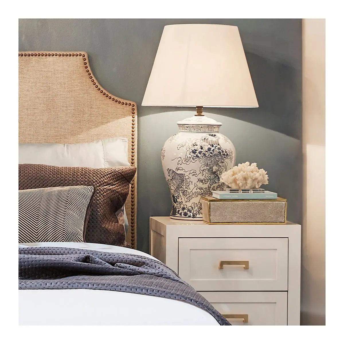 Cafe Lighting & Living Soloman Bedside Table - Small White - Bedside Table321779320294114575 8