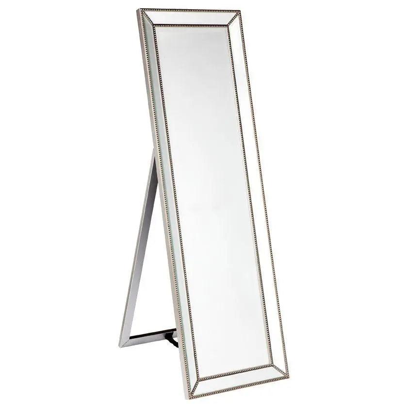 Cafe Lighting & Living Zeta Cheval Mirror - Antique Silver - Mirror401499320294077450 1