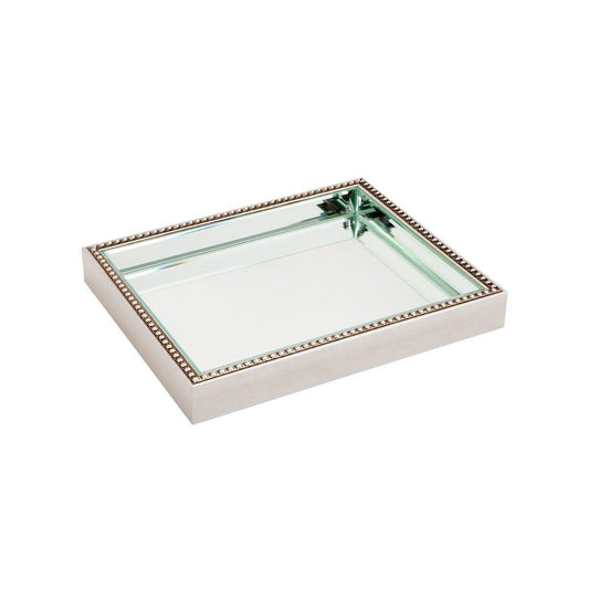 Cafe Lighting & Living Zeta Mirror Tray - Small Antique Silver 50496-Tray-Cafe Lighting & Living-Prime Furniture