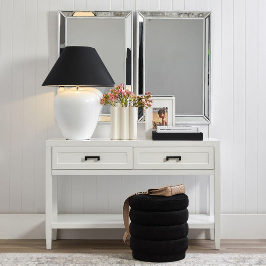 Cafe Lighting & Living Zeta Wall Mirror - Medium White-Mirror-Cafe Lighting & Living-Prime Furniture