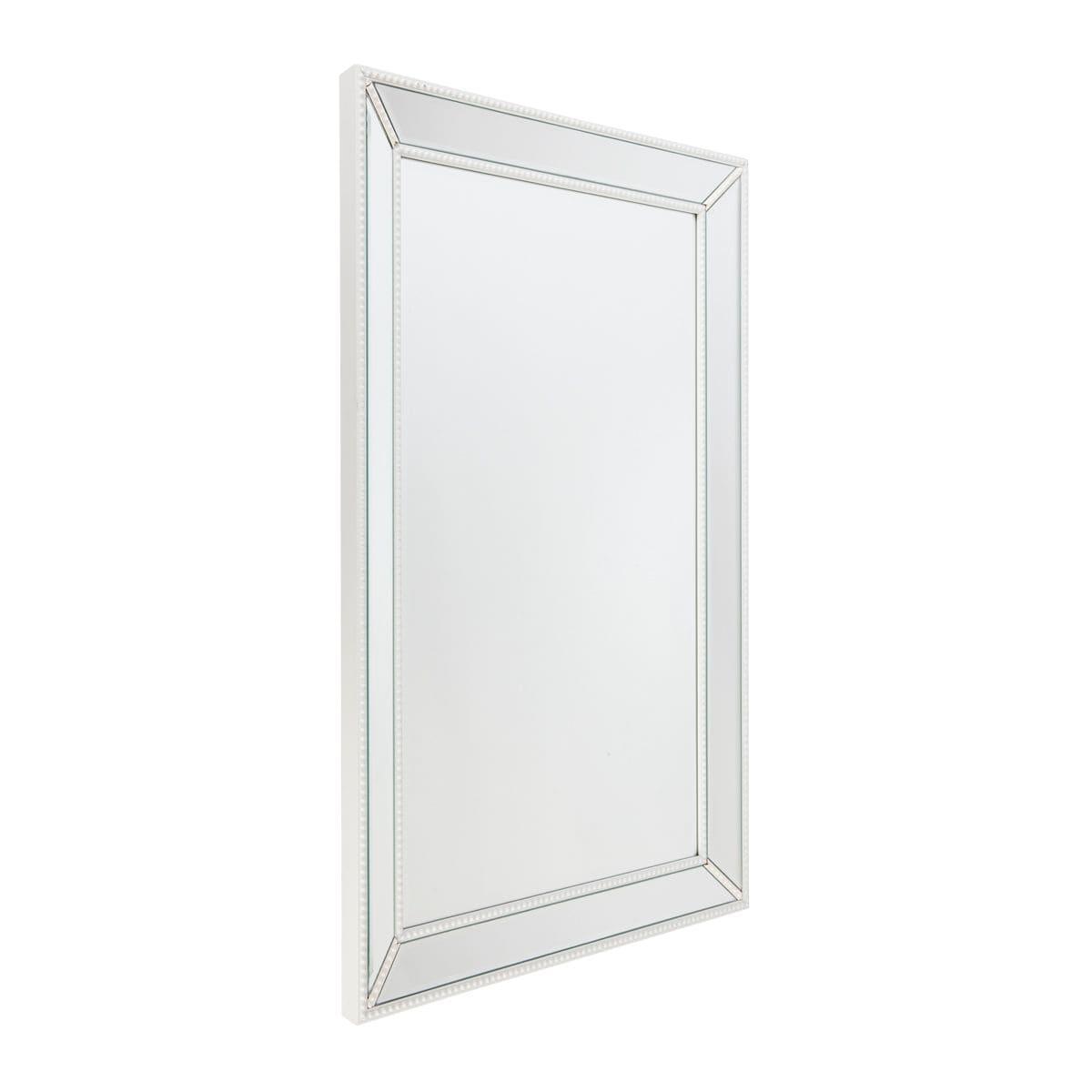 Cafe Lighting & Living Zeta Wall Mirror - Medium White-Mirror-Cafe Lighting & Living-Prime Furniture