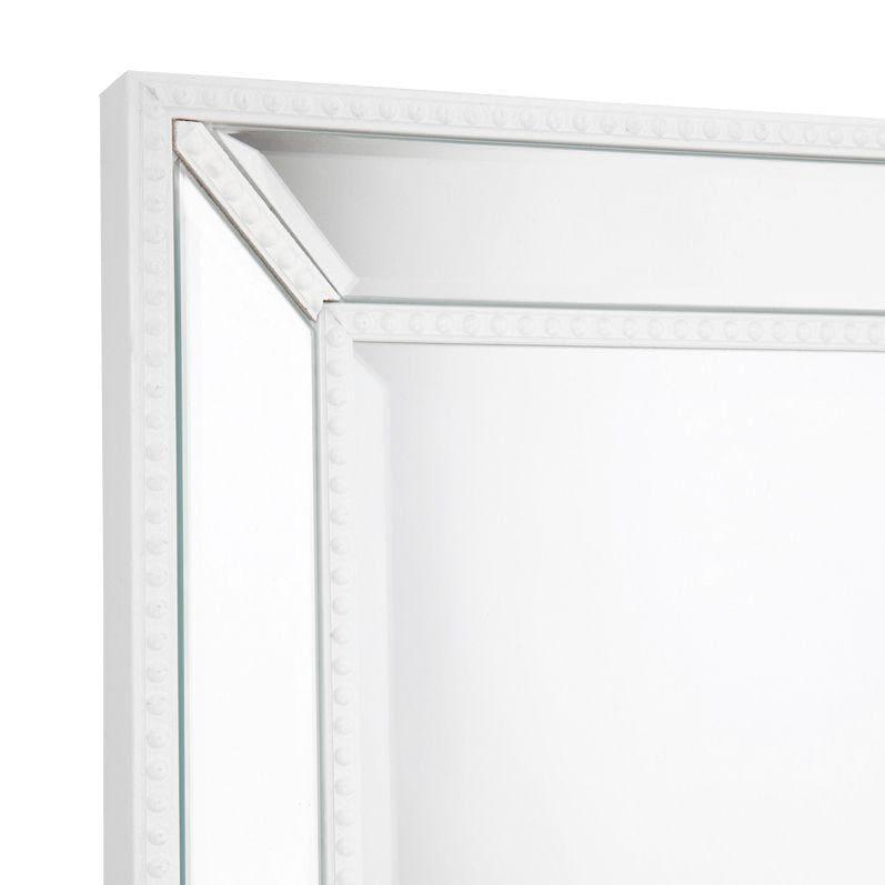 Cafe Lighting & Living Zeta Wall Mirror - Medium White-Mirror-Cafe Lighting & Living-Prime Furniture