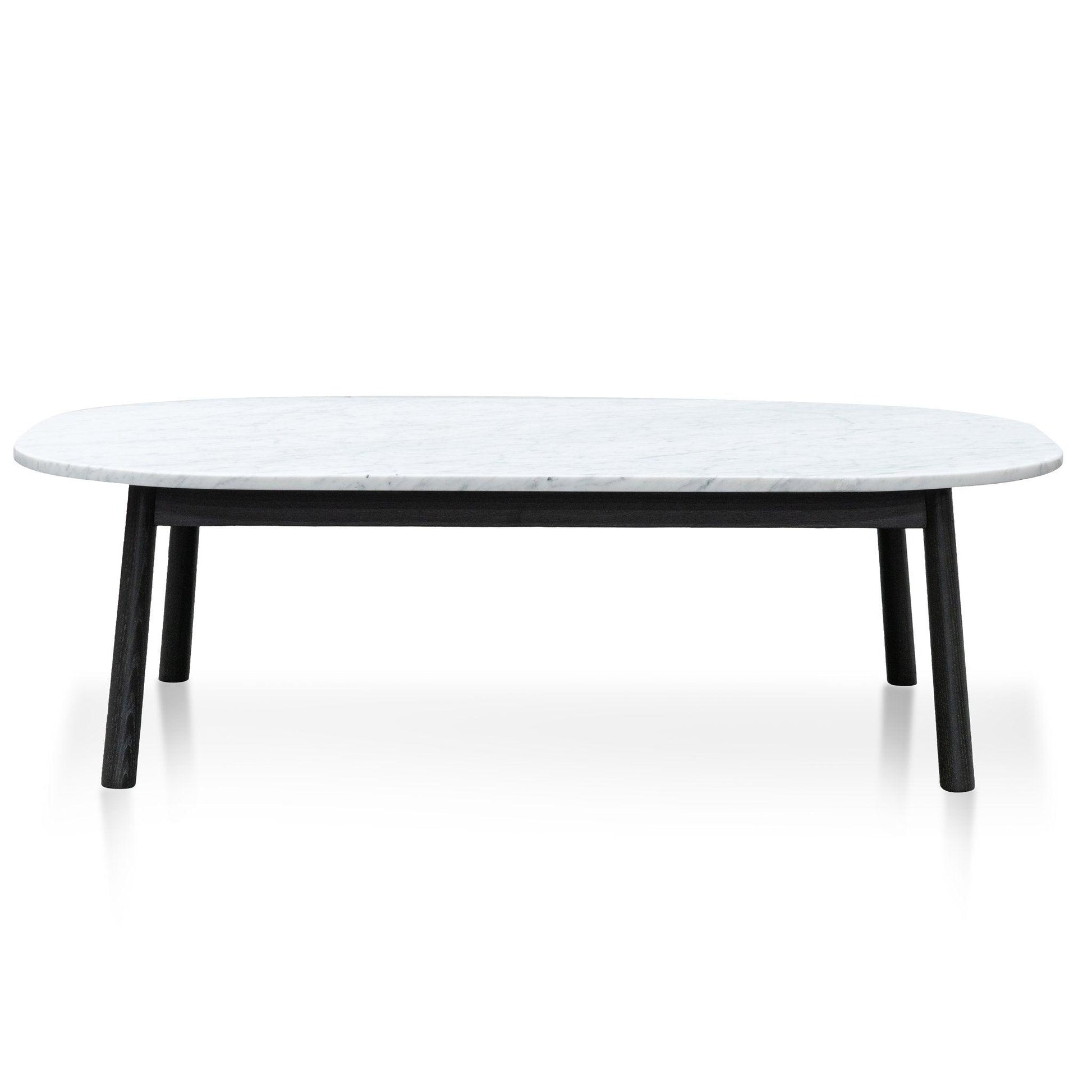 Calibre 110cm Marble Coffee Table - Black Base CF6160-SD - Coffee TablesCF6160-SD 1