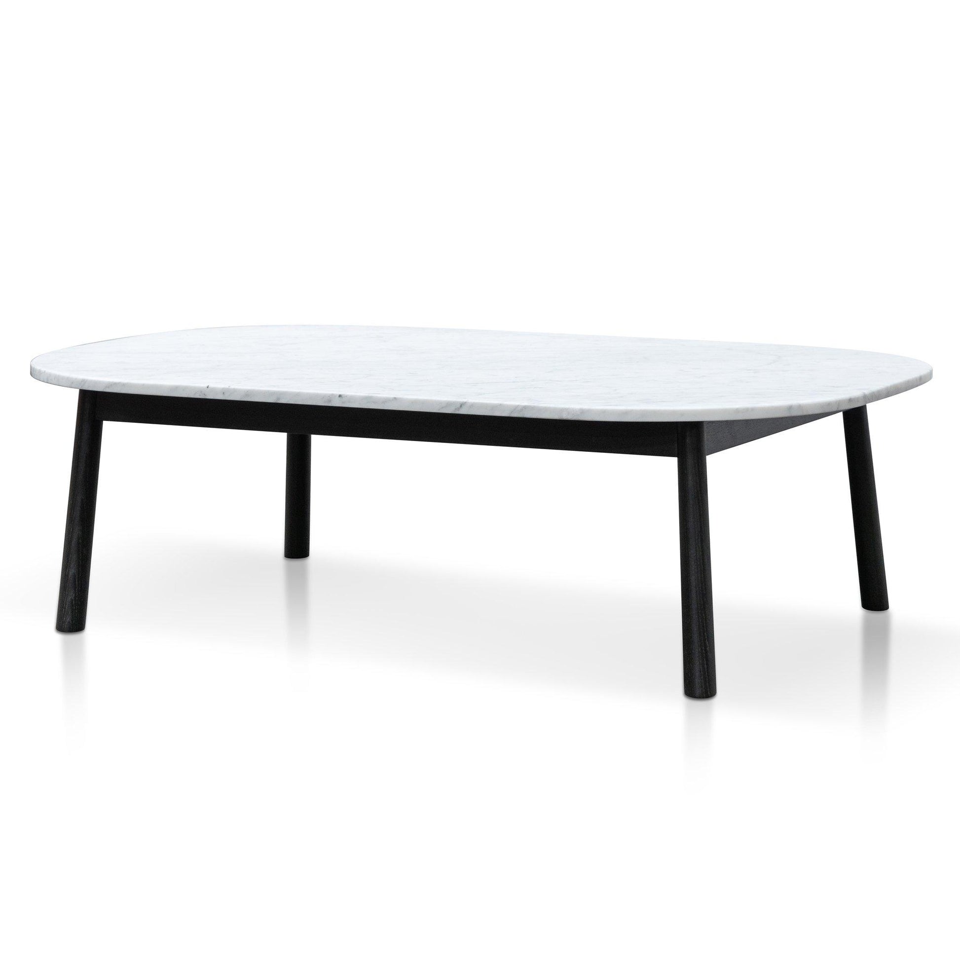 Calibre 110cm Marble Coffee Table - Black Base CF6160-SD - Coffee TablesCF6160-SD 5