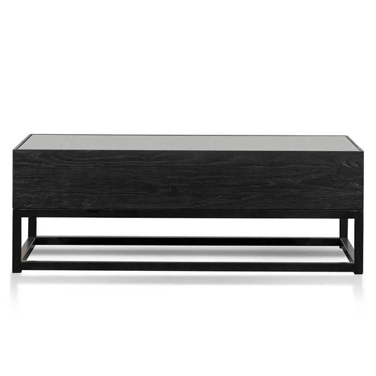 Calibre 1.2m Elm Coffee Table - Full Black DT6639-NI - Coffee TablesDT6639-NI 1