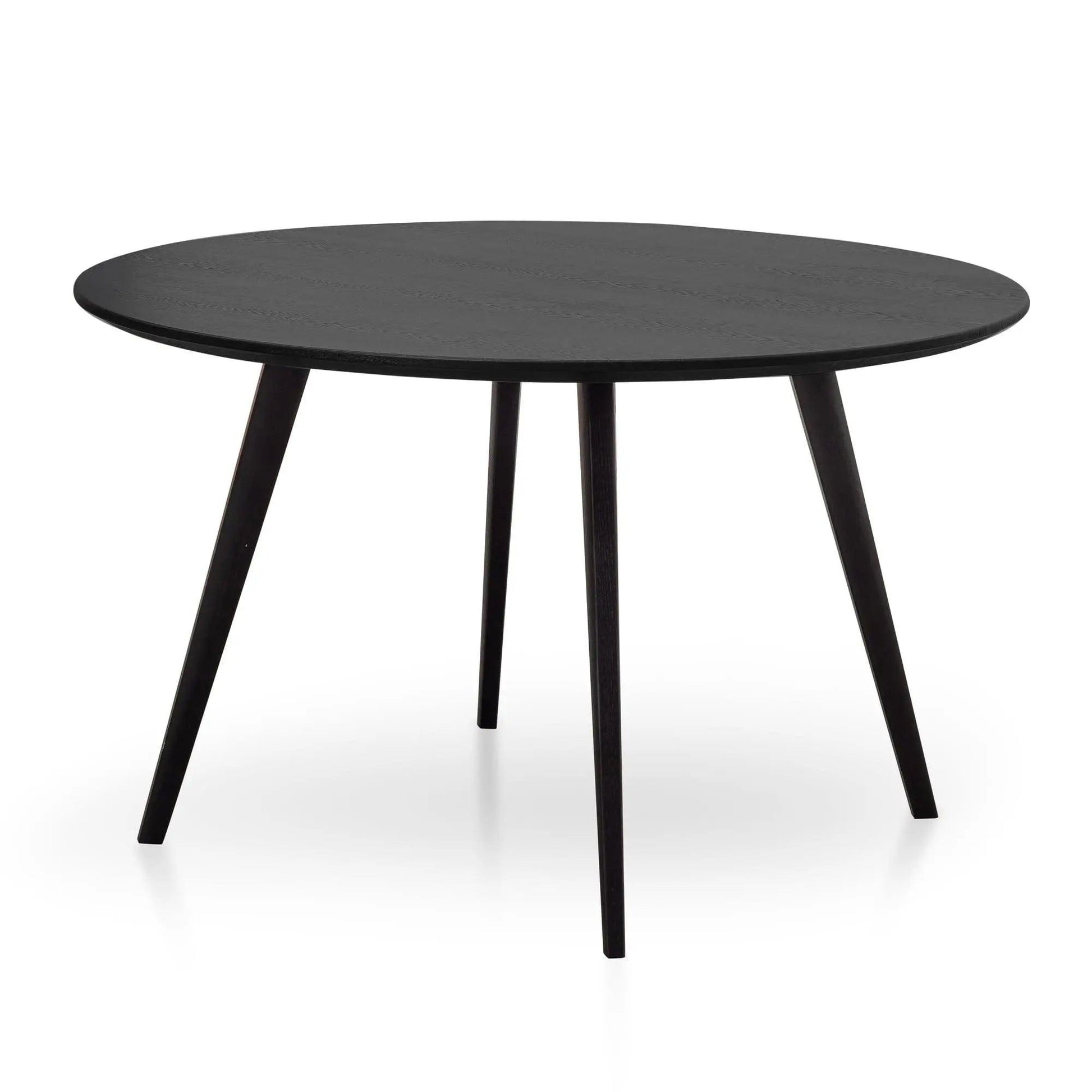 Calibre 1.2m Veneer Wooden Dining Table - Full Black DT6127-SD - Dining TablesDT6127-SD 2