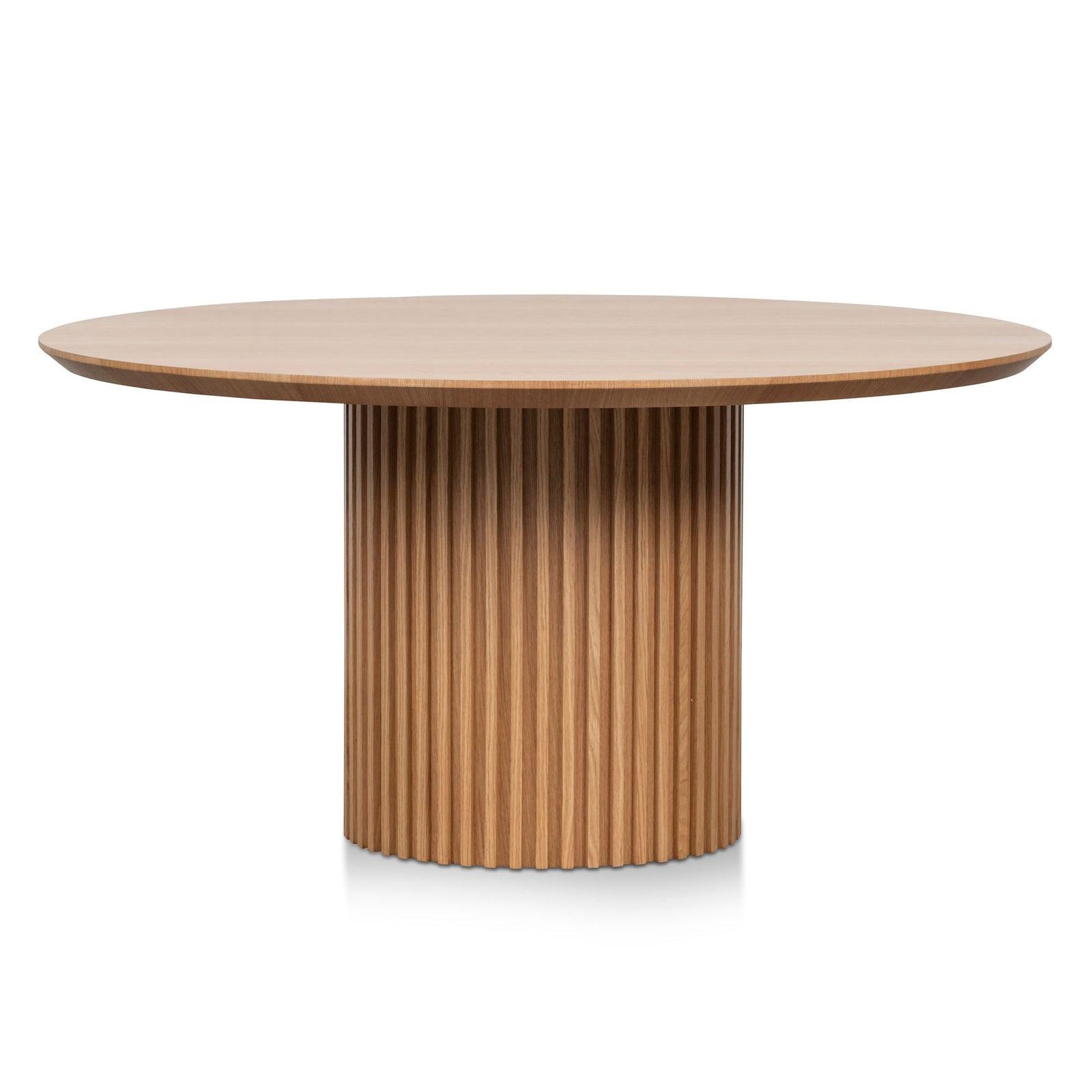 Calibre 1.5m Wooden Round Dining Table - Natural - Dining TableDT6985-CN 1