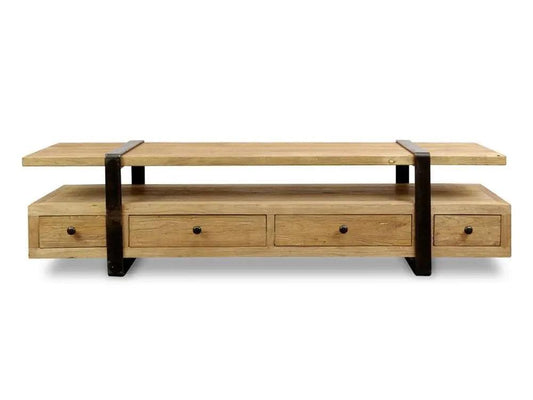 Calibre 180cm Reclaimed Lowline TV Entertainment Unit - Entertainment UnitsTV592 1