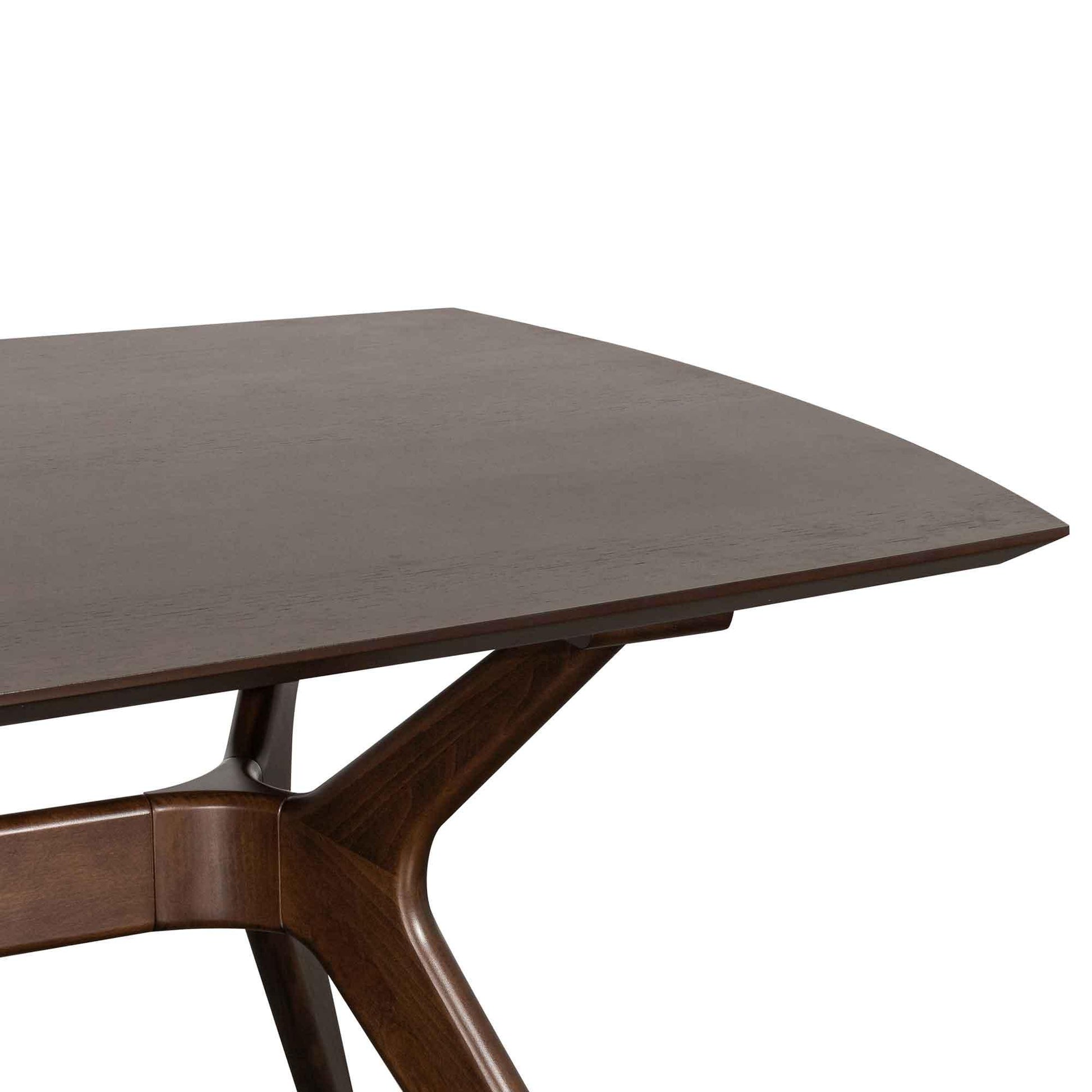 Calibre 1.85m Dining Table - Walnut DT6497-VN-Dining Tables-Calibre-Prime Furniture