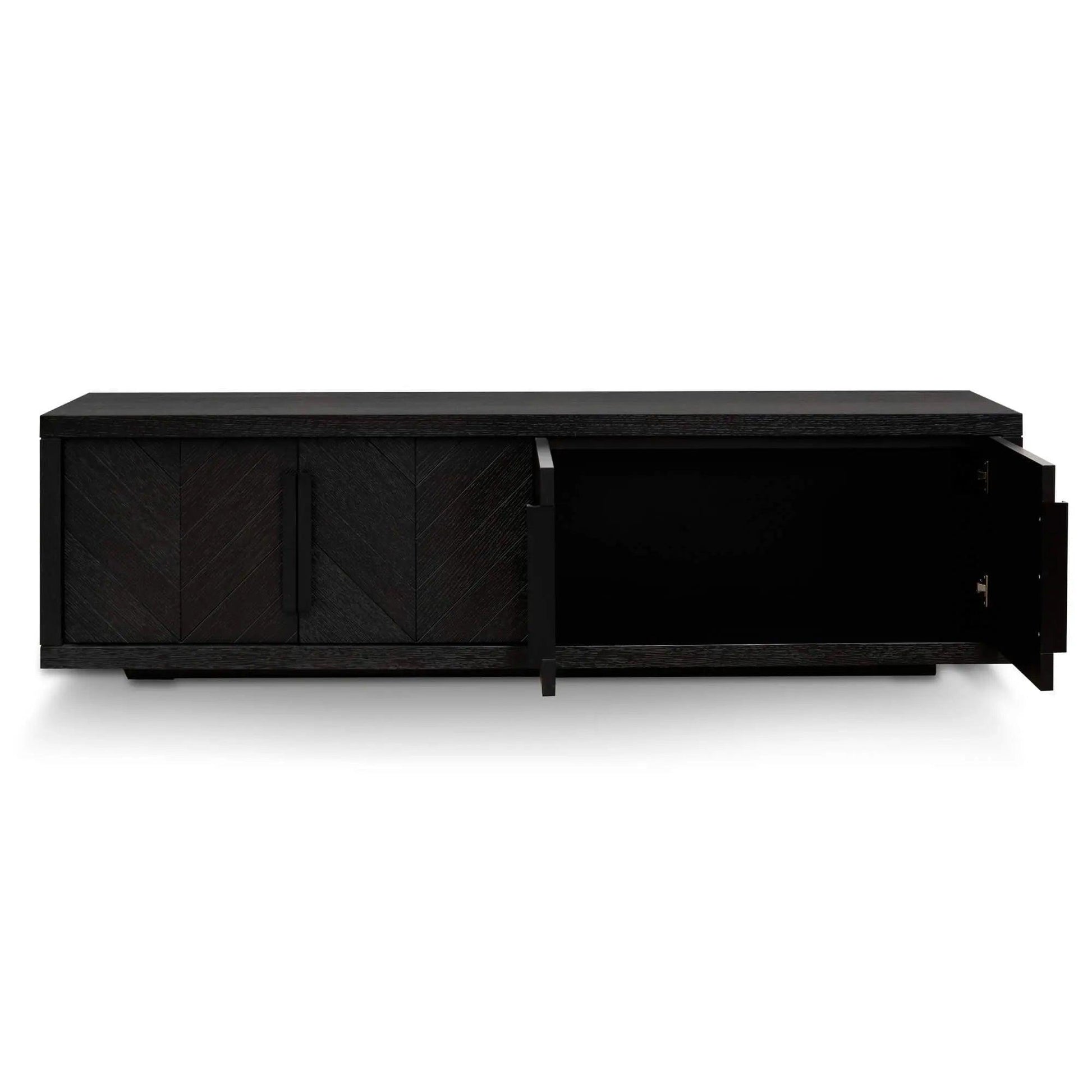 Calibre 1.8m Entertainment TV Unit - Textured Espresso Black - Entertainment UnitsTV2911-VA 5