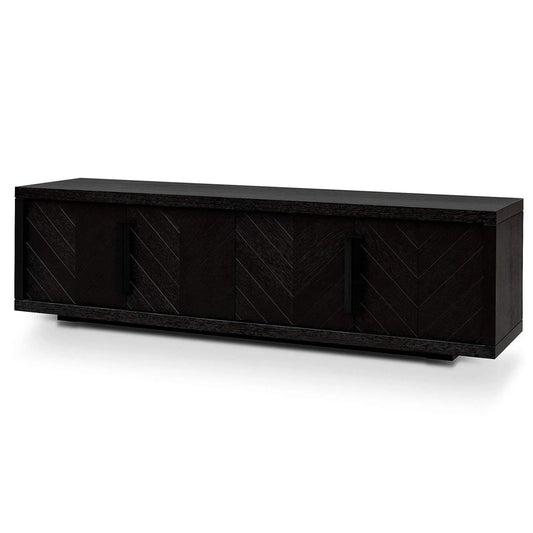 Calibre 1.8m Entertainment TV Unit - Textured Espresso Black - Entertainment UnitsTV2911-VA 1