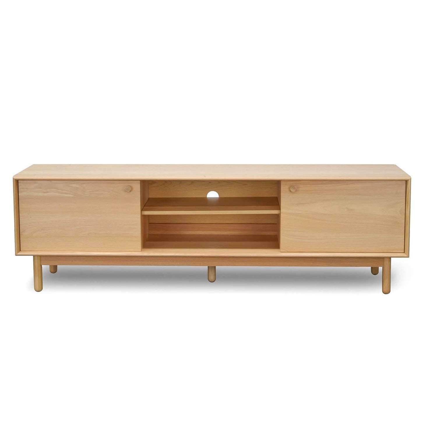 Calibre 1.8m TV Entertainment Unit - Natural TV883-VN-Entertainment Units-Calibre-Prime Furniture