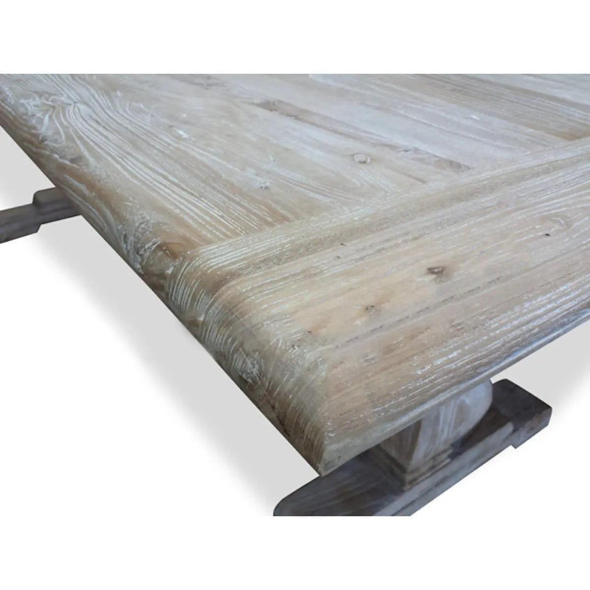 Calibre 198cm Dining Table - Rustic White Washed DT511 - Dining TablesDT511 2