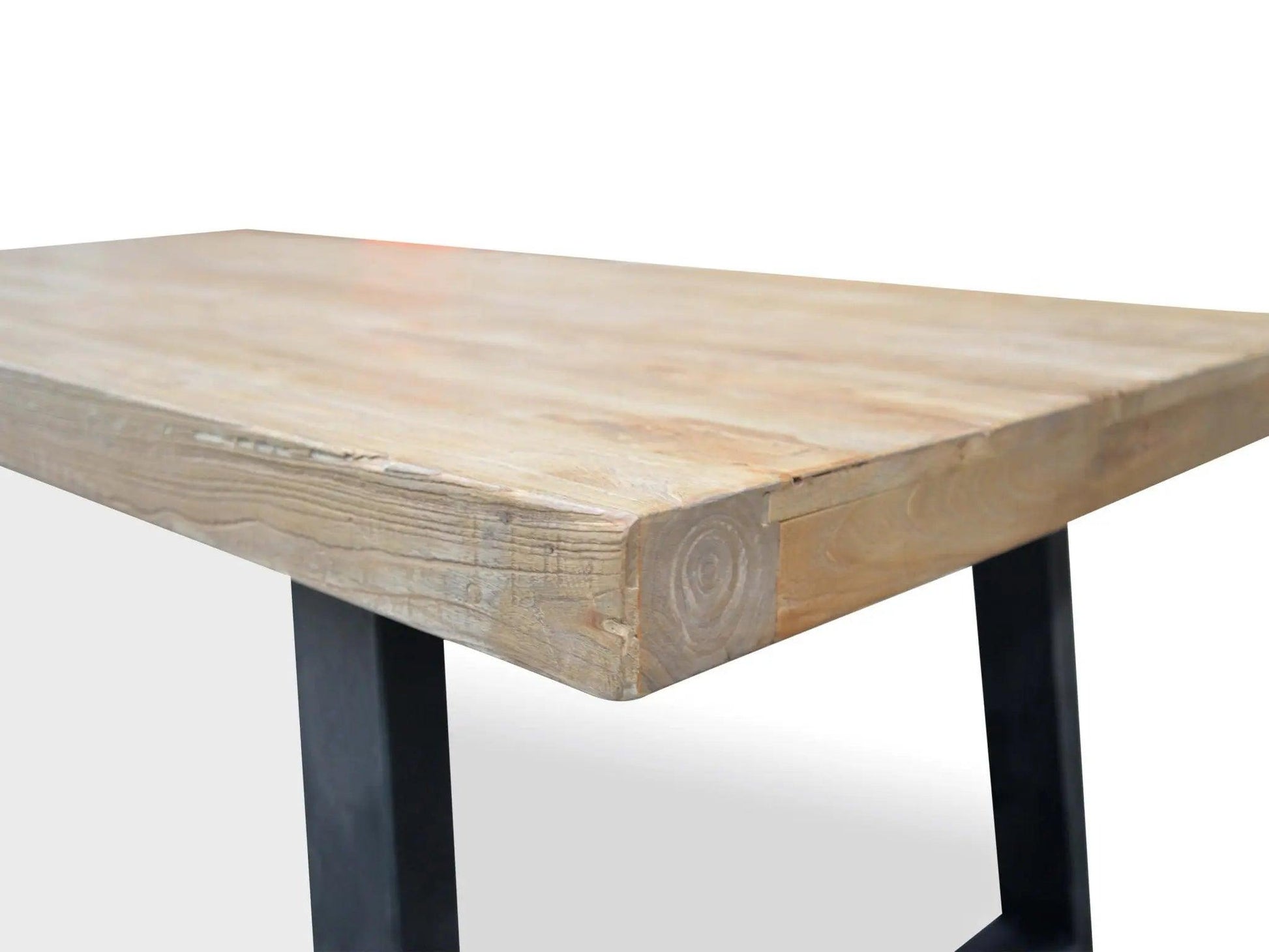 Calibre 1.98m Reclaimed Elm Wood Dining Table DT050 - Dining TablesDT050 2