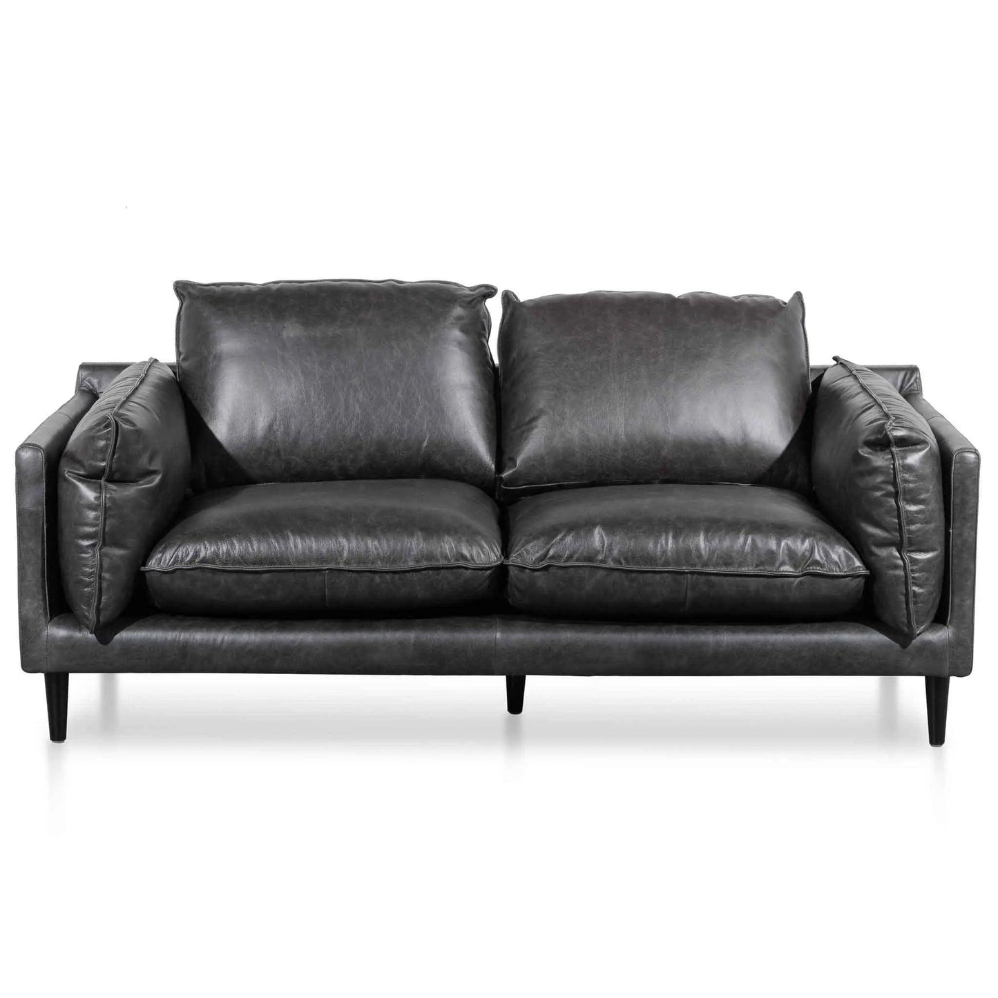 Calibre 2 Seater Leather Sofa - Charcoal LC6252-KSO - SofasLC6252-KSO 2