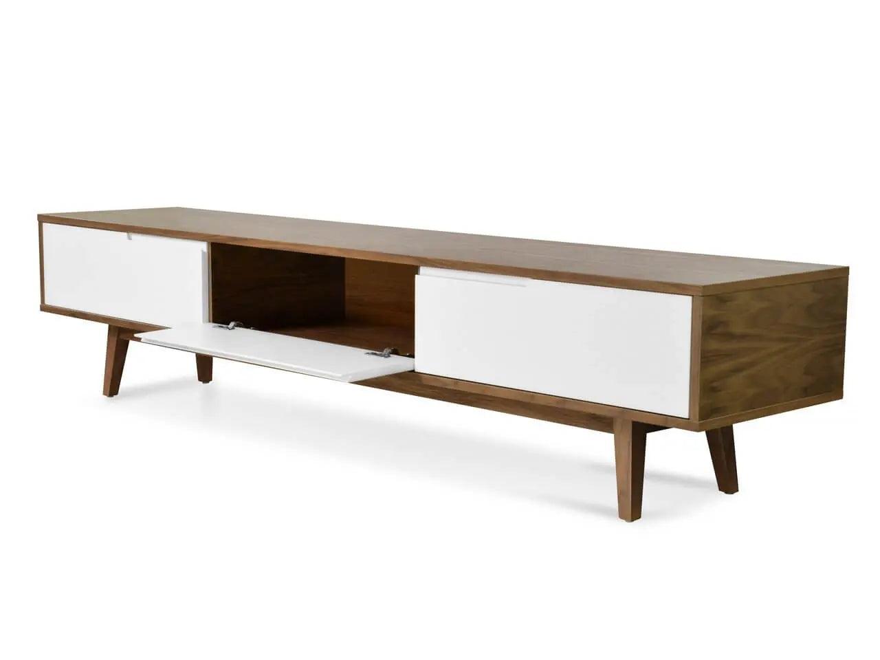 Calibre 2.1m Scandinavian Lowline TV Entertainment Unit - Walnut TV862-DW - Entertainment UnitsTV862-DW 4