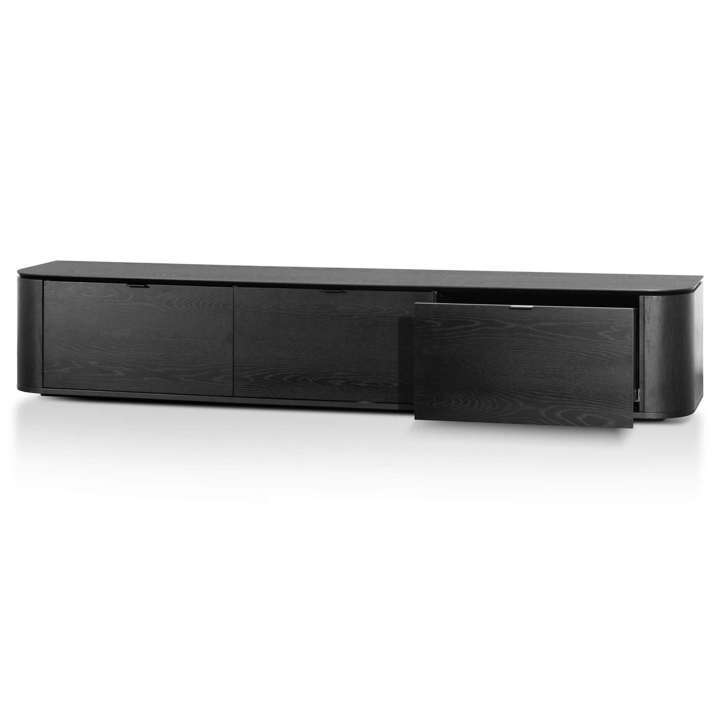 Calibre 2.4m TV Entertainment Unit - Black Oak TV6136-CN-Entertainment Units-Calibre-Prime Furniture