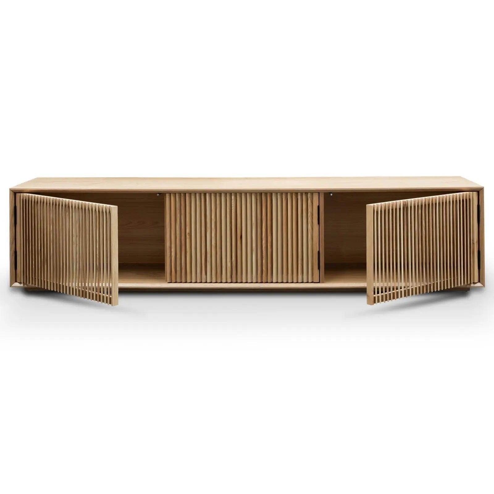 Calibre 2m Entertainment TV Unit - Natural Ash Veneer - Entertainment UnitsTV2725-DW 6