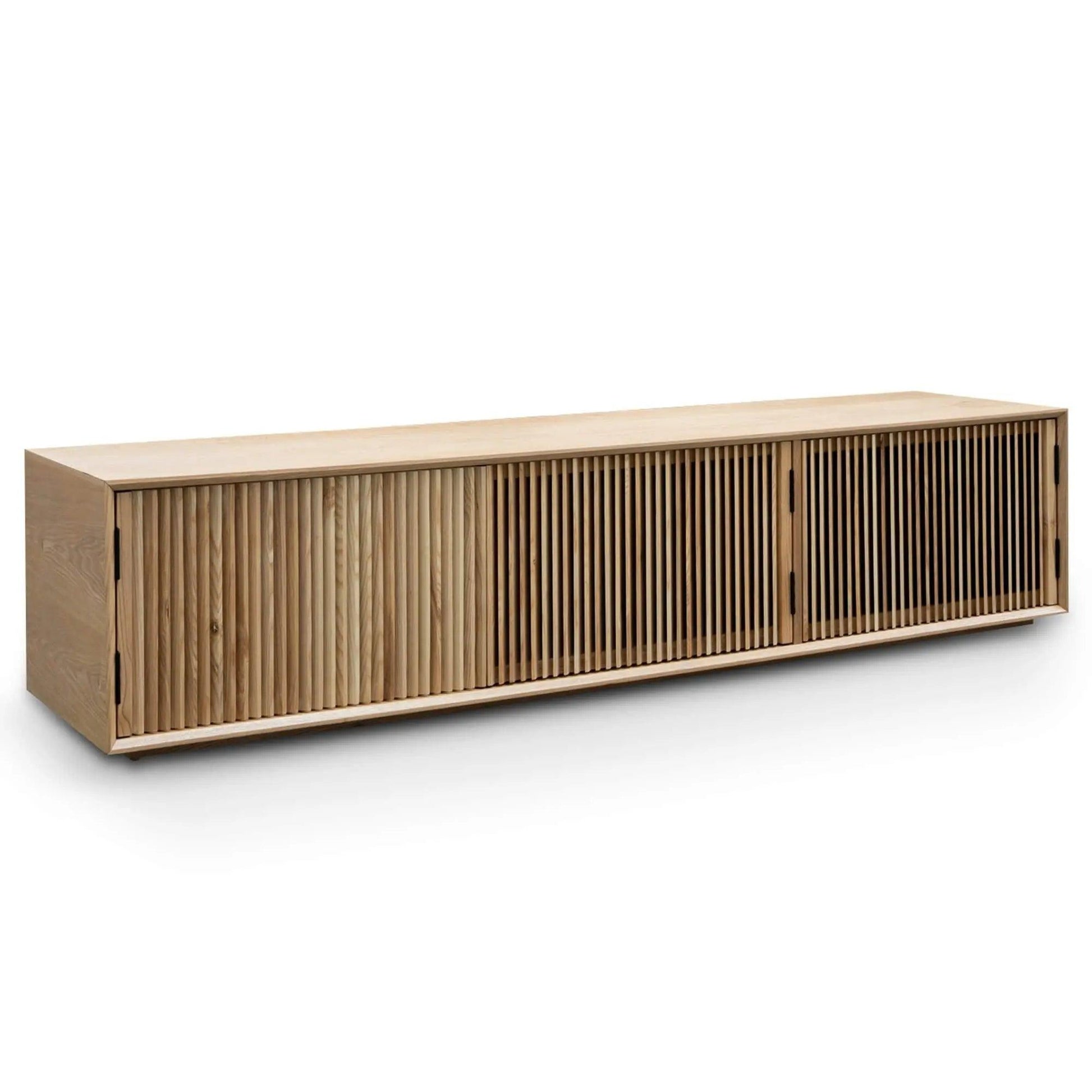 Calibre 2m Entertainment TV Unit - Natural Ash Veneer - Entertainment UnitsTV2725-DW 3