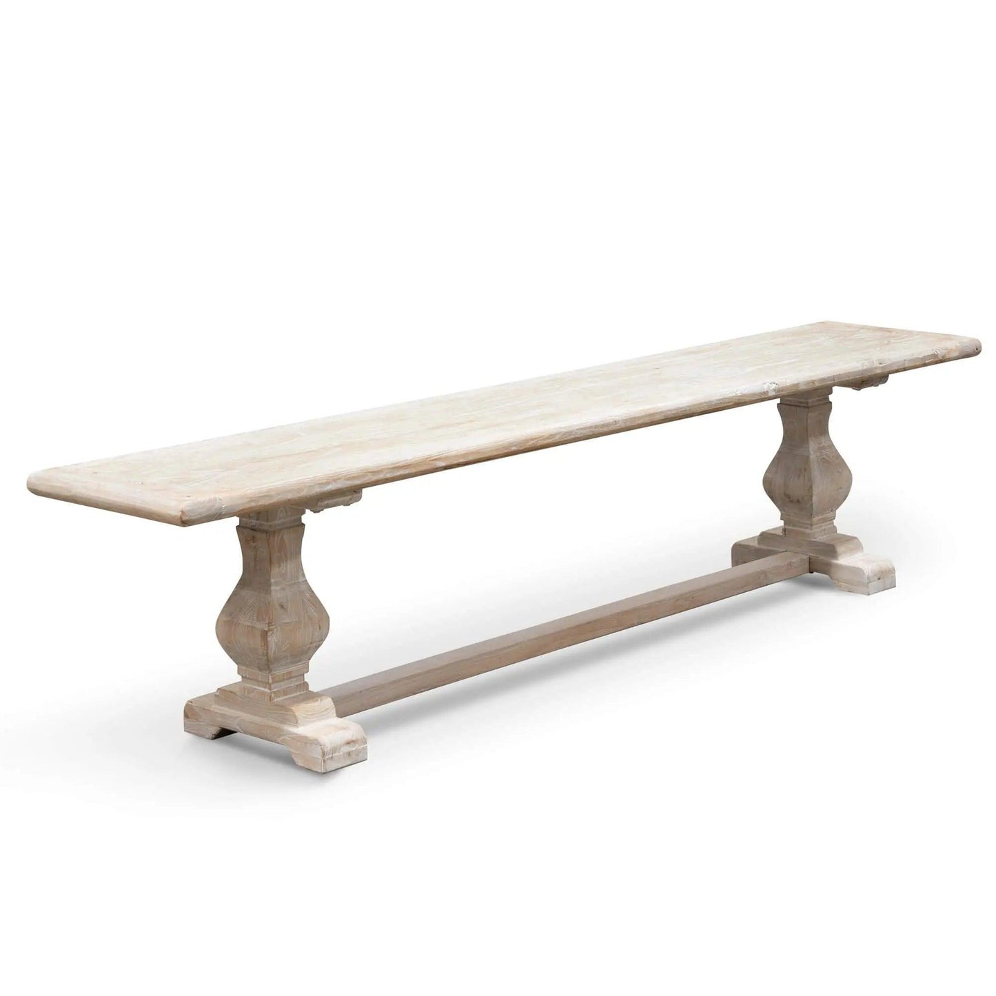 Calibre 2m Reclaimed ELM Wood Bench - White Washed DB2090 - Wood BenchDB2090 2