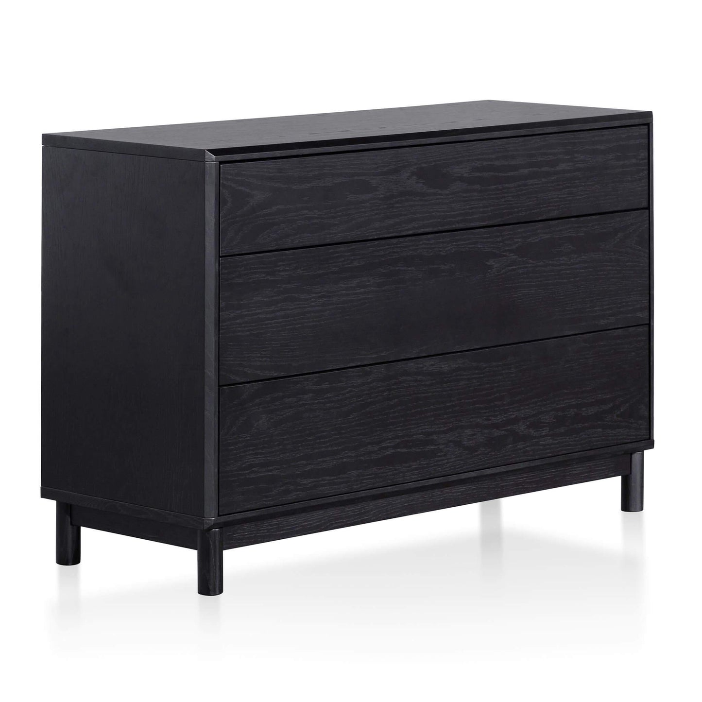 Calibre 3 Drawers Dressing Table - Black Oak DT6199-CN-Dresser-Calibre-Prime Furniture