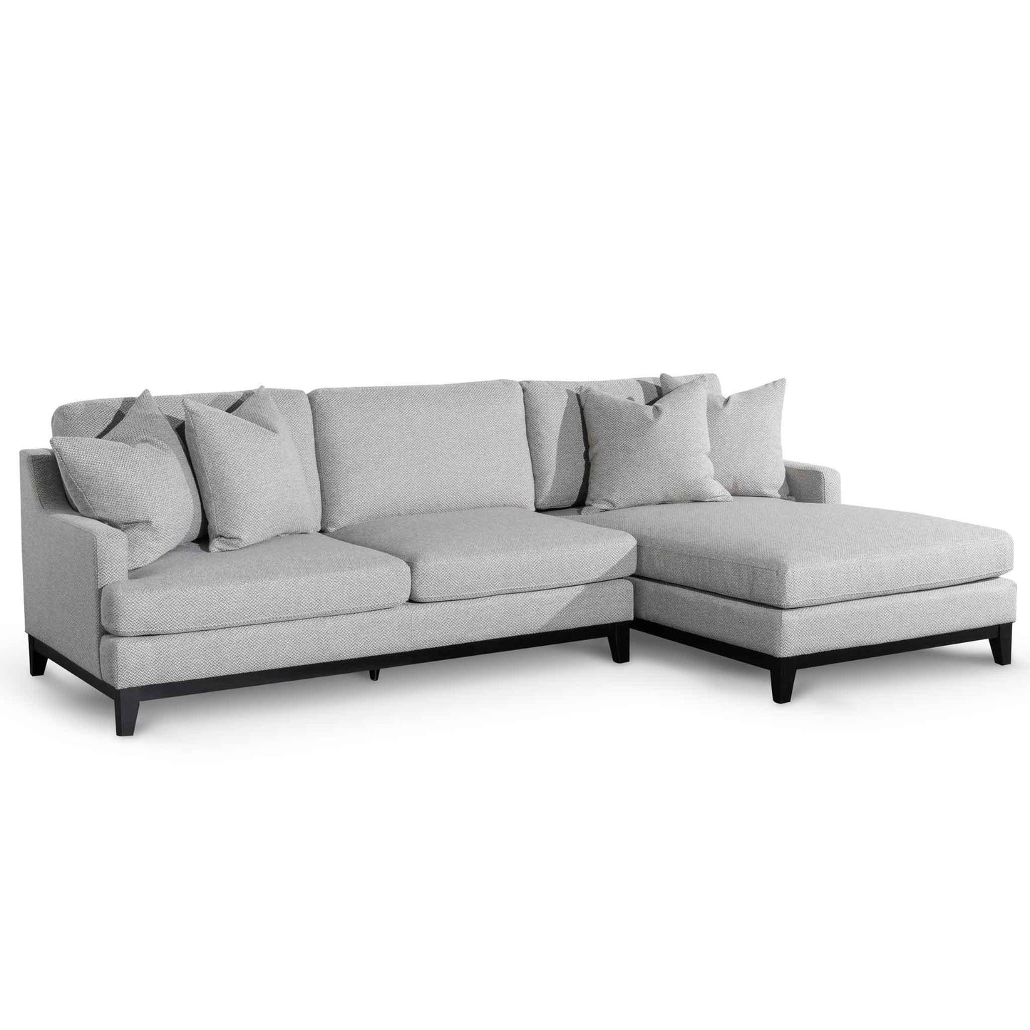 Calibre 3 Seater Right Chaise Fabric Sofa - Grey LC6373-CA - SofasLC6373-CA 3