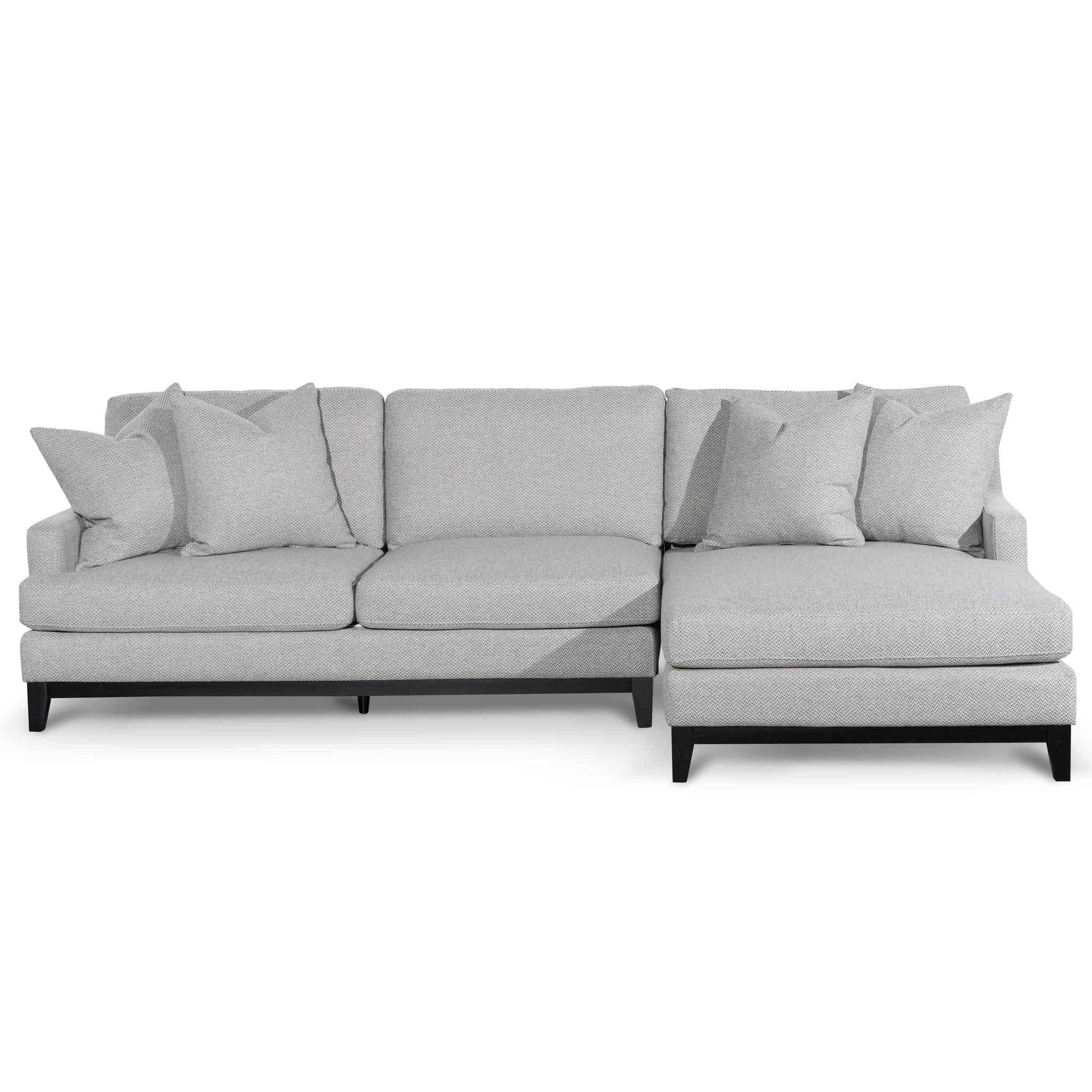 Calibre 3 Seater Right Chaise Fabric Sofa - Grey LC6373-CA - SofasLC6373-CA 4