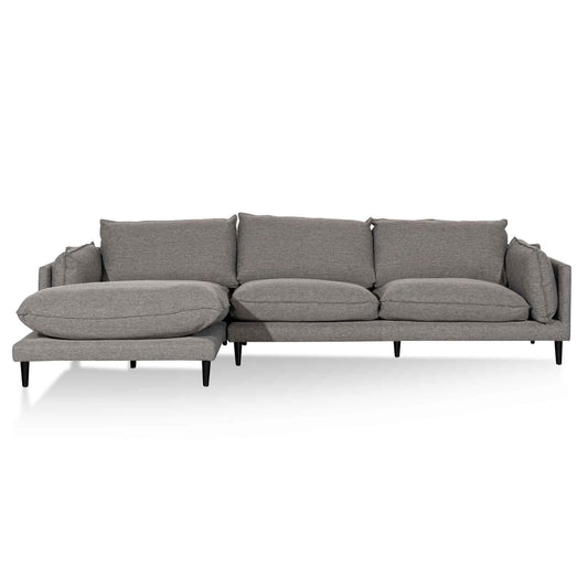 Calibre 4 Seater Left Chaise Fabric Sofa - Graphite Grey LC6430-KSO - SofasLC6430-KSO 1