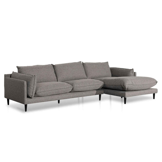 Calibre 4 Seater Right Chaise Fabric Sofa - Graphite Grey LC6431-KSO - SofasLC6431-KSO 1