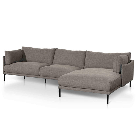 Calibre 4 Seater Right Chaise Fabric Sofa - Graphite Grey LC6436-KSO - SofasLC6436-KSO 1