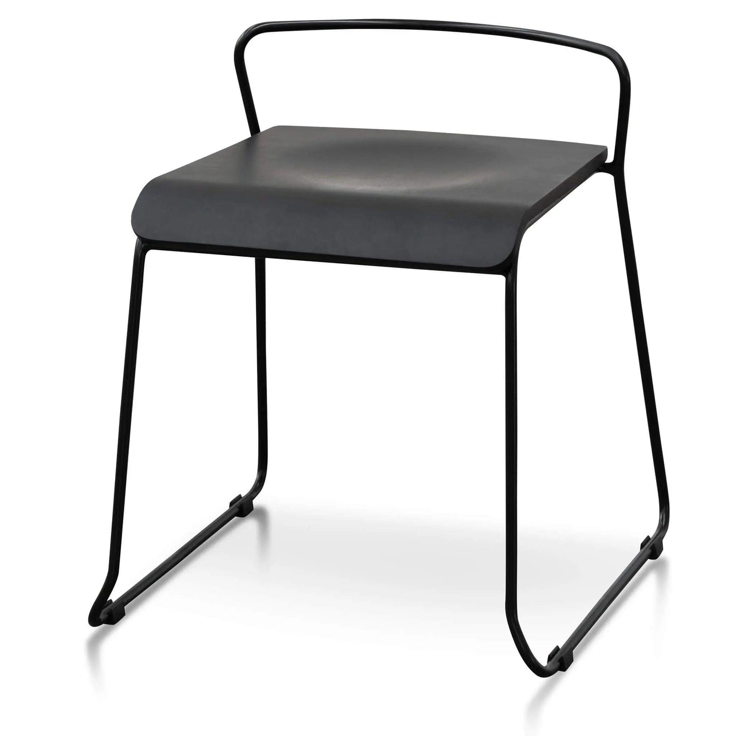 Calibre 45cm Wooden Seat Low Stool - Black BS2943-NH - StoolsBS2943-NH 2