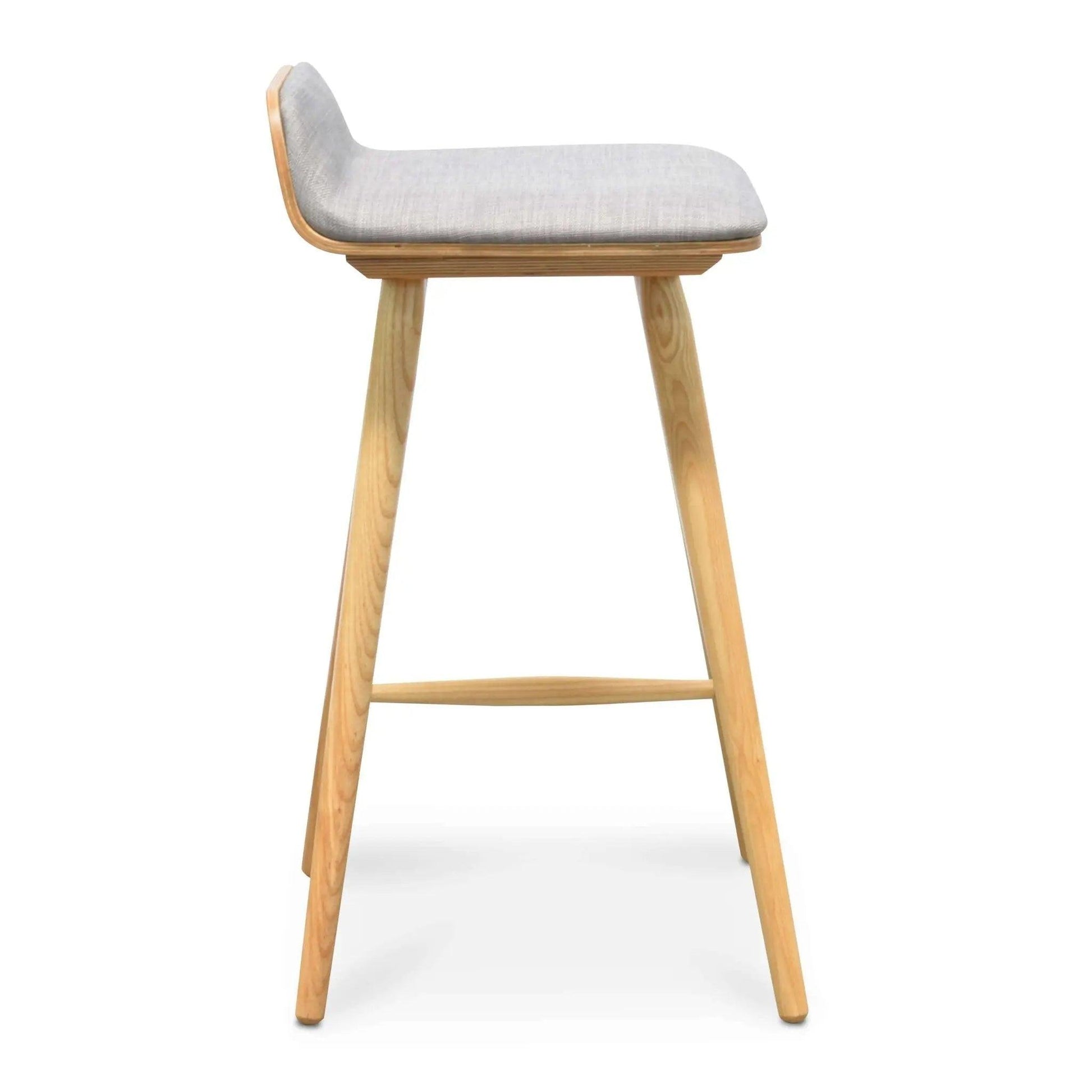 Calibre 65cm Bar Stool - Grey - Natural BS937-DR - StoolsBS937-DR 2