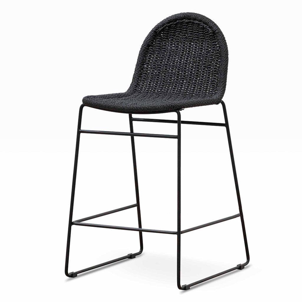 Calibre 65cm Barstool - Full Black (Set of 2) - Bar stoolBS6882-NHx2 4