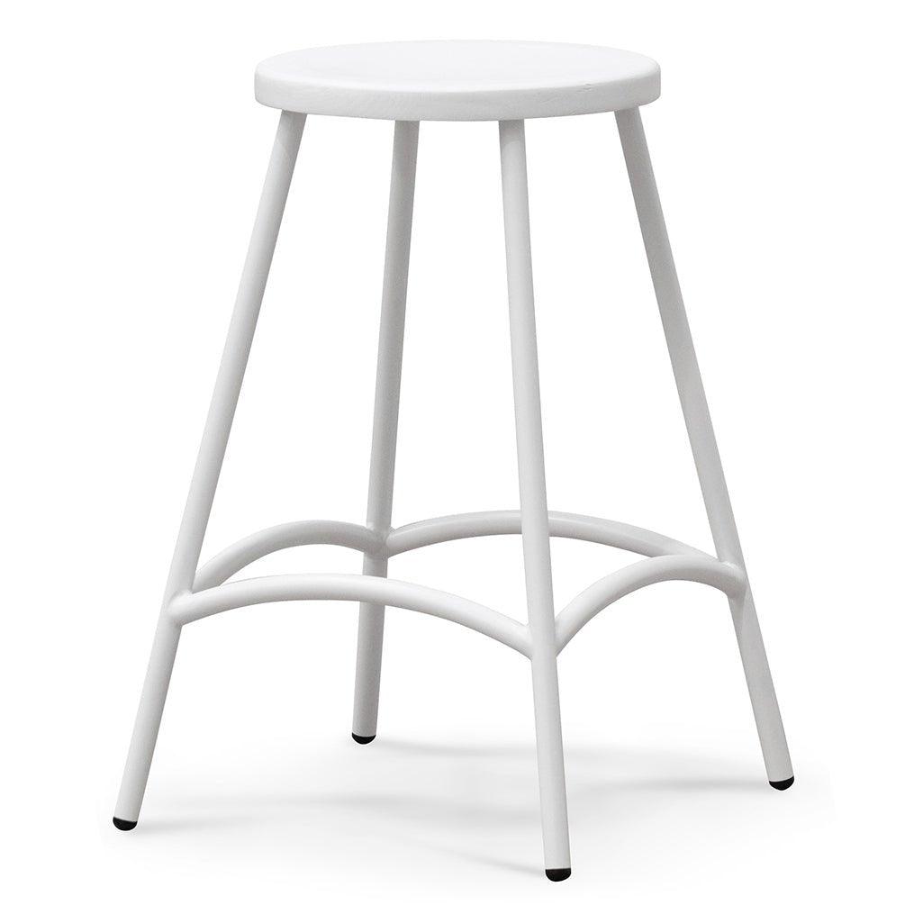 Calibre - 65cm Barstool - White - Bar stoolBS6881-NH 3