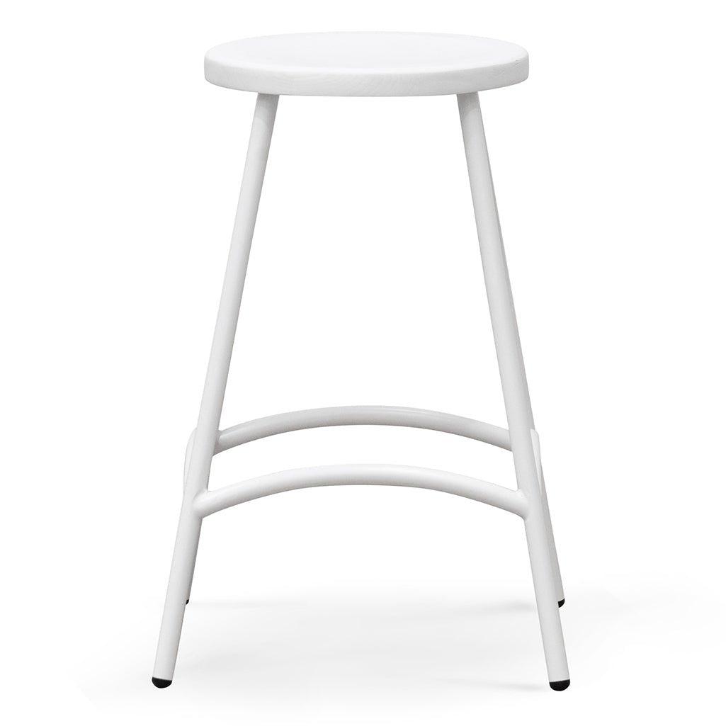 Calibre - 65cm Barstool - White - Bar stoolBS6881-NH 2