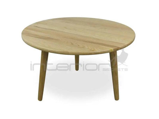 Calibre 66cm Round Coffee Table - Natural CF430 - Coffee TablesCF430 1