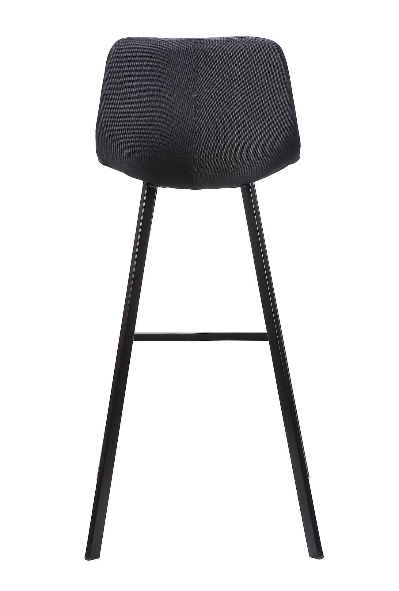 Calibre 80cm Bar Stool in Black Fabric (Set of 2) BS2013-SEx2-Stools-Calibre-Prime Furniture