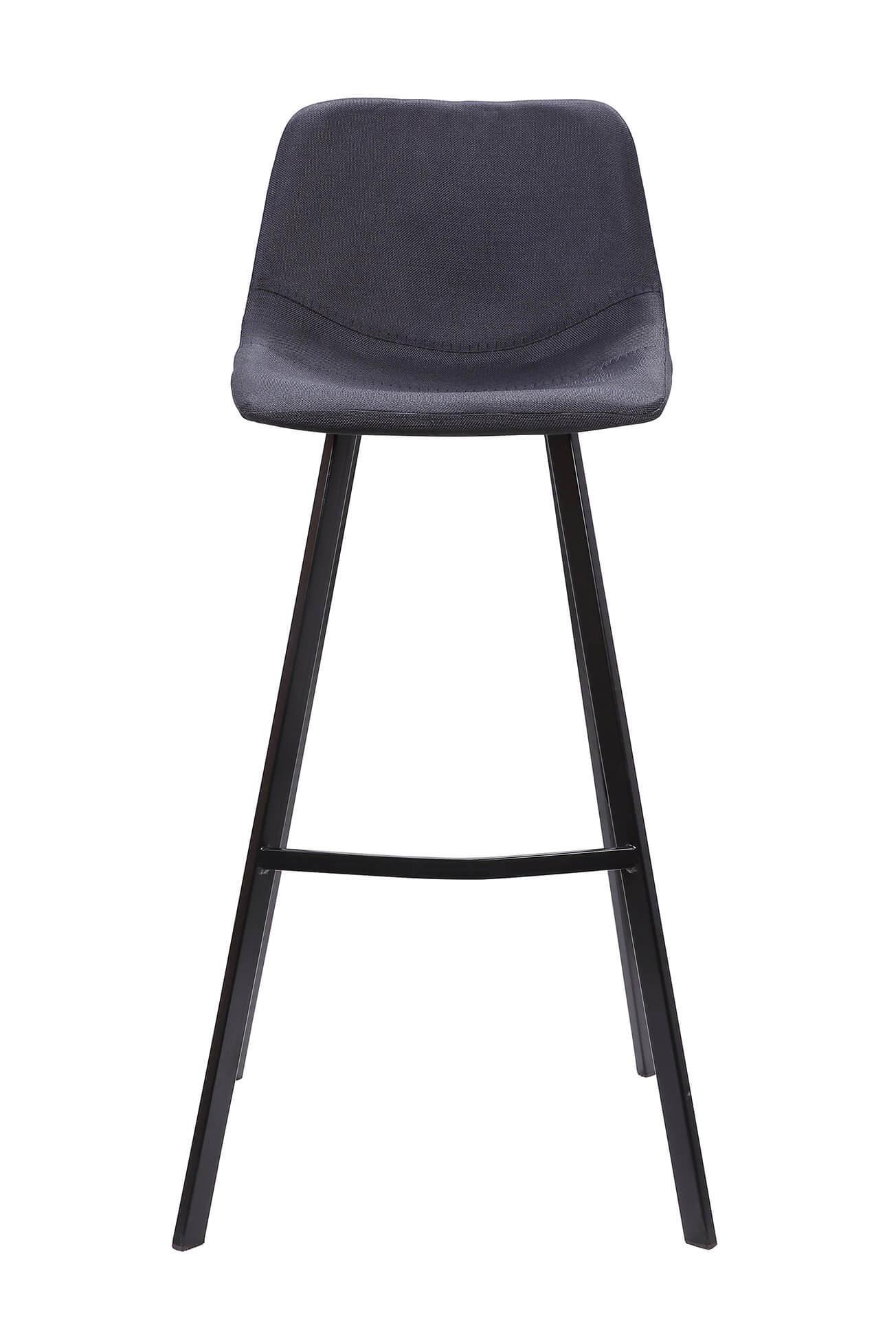 Calibre 80cm Bar Stool in Black Fabric (Set of 2) BS2013-SEx2-Stools-Calibre-Prime Furniture