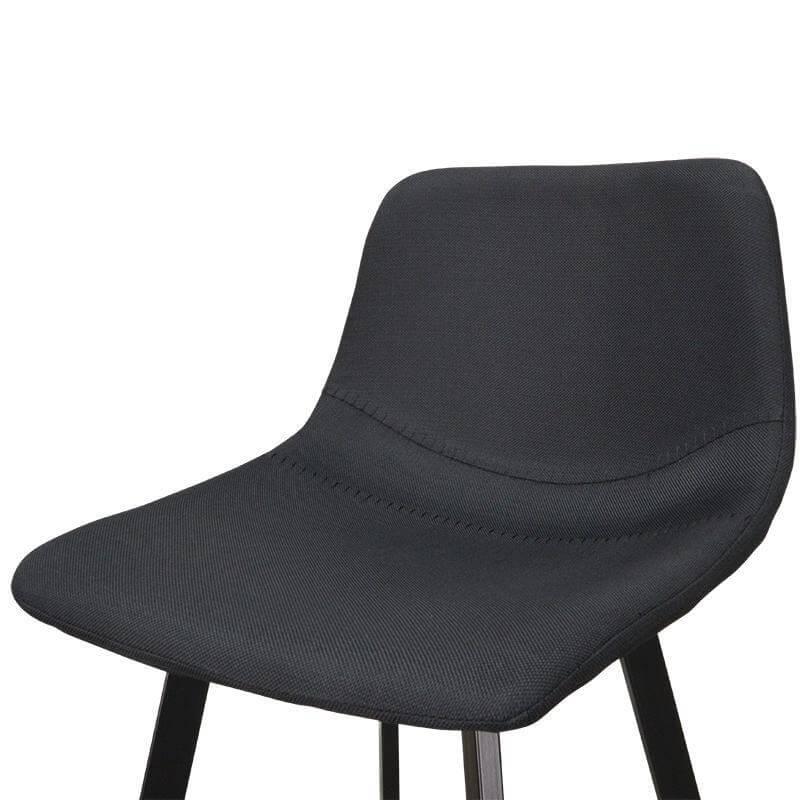 Calibre 80cm Bar Stool in Black Fabric (Set of 2) BS2013-SEx2-Stools-Calibre-Prime Furniture