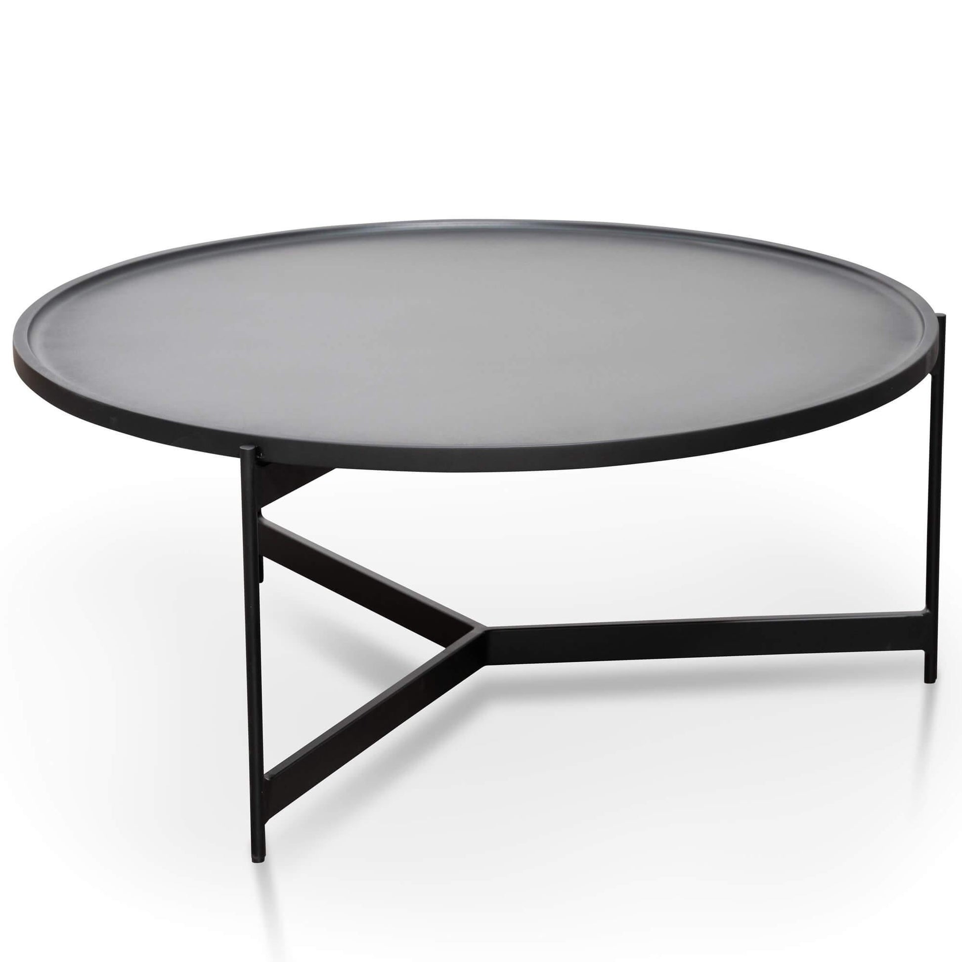 Calibre 90cm Coffee Table - Matte Black CF2564-SU-Coffee Tables-Calibre-Prime Furniture