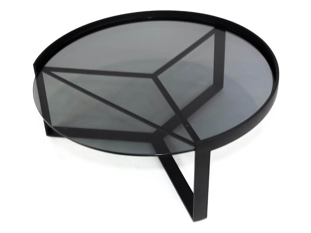 Calibre 90cm Glass Coffee Table - Large CF387-L-Coffee Tables-Calibre-Prime Furniture